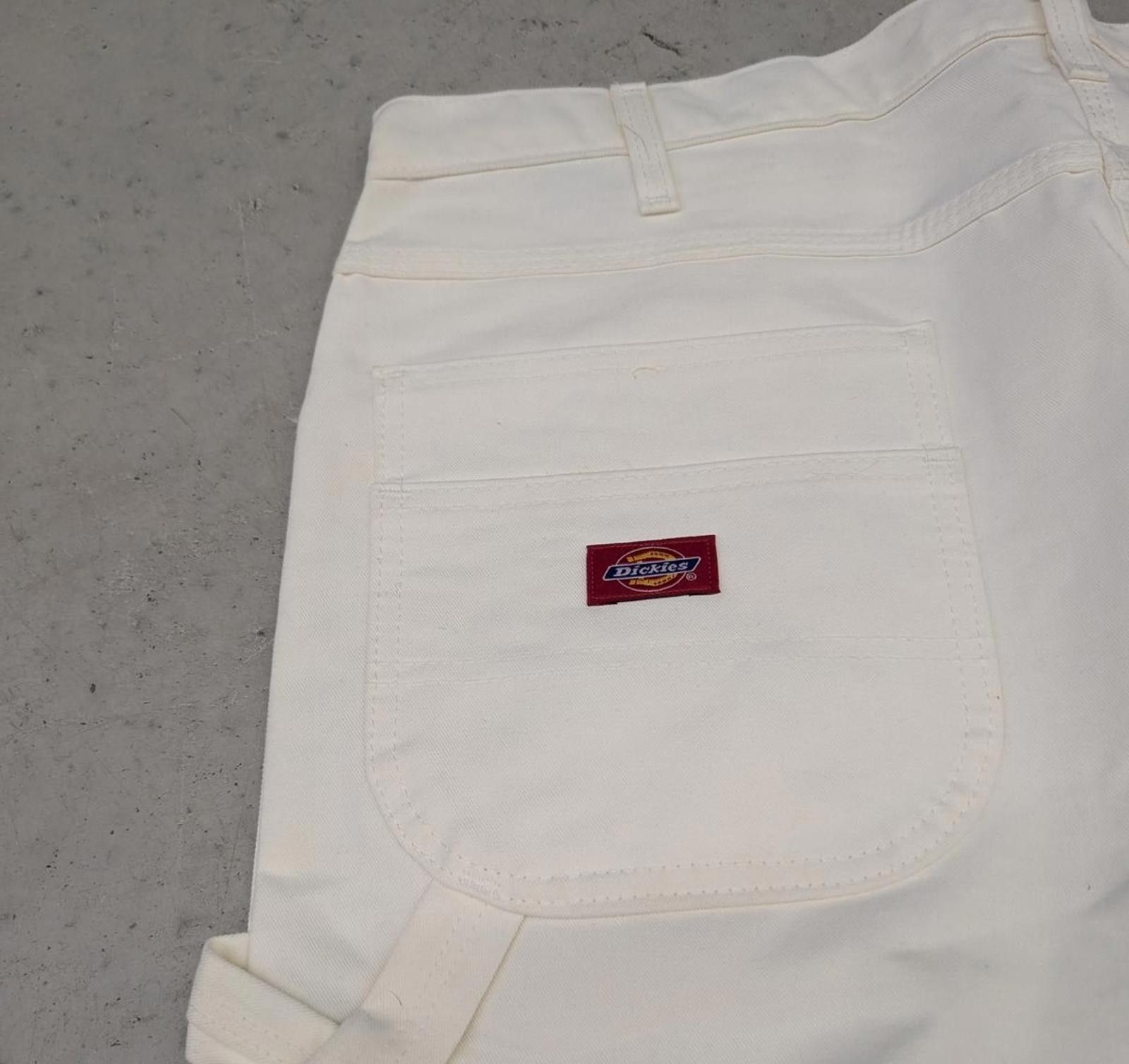 Dickies Retro Dickies White Carpenter Canvas Painters Pants Size US 38 / EU 54 - 3 Thumbnail