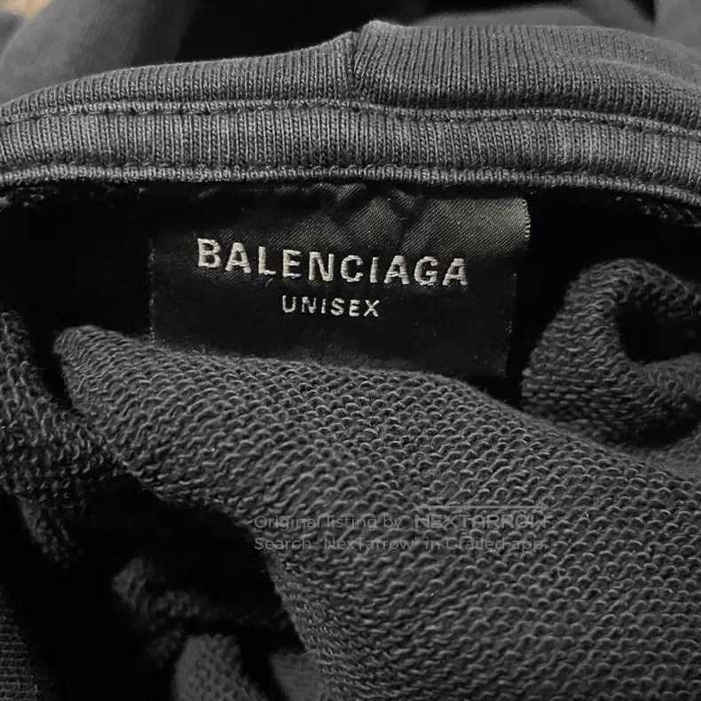 Balenciaga Balenciaga Tape and adhesive paper texture sweatshirt Size US XL / EU 56 / 4 - 3 Thumbnail