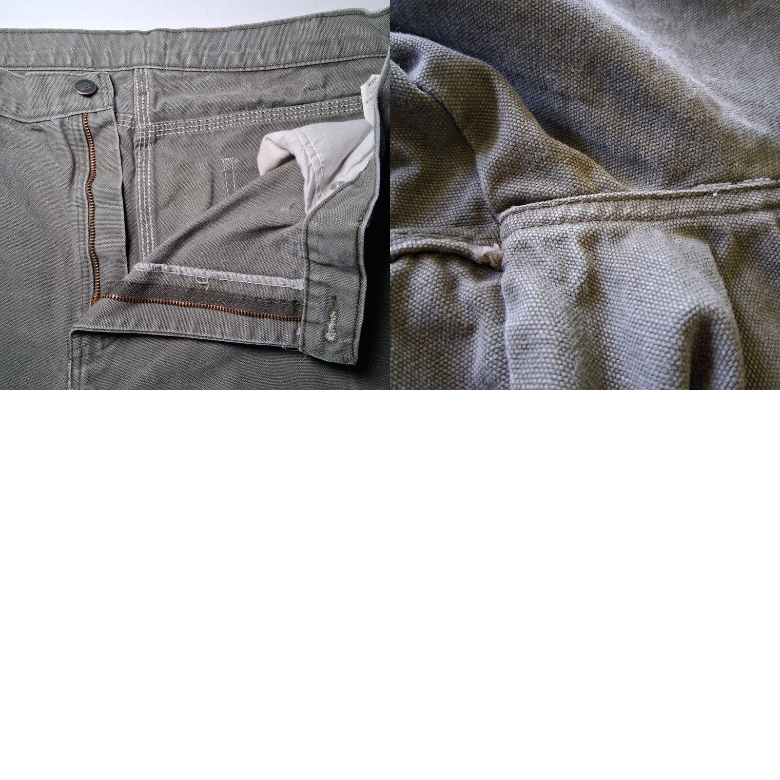 Dickies Dickies Carpenter Pants Men 36x34 Gray Canvas Duck Workwear Pants 5-Pocket Regular Inseam 34 Men Adjustable READ Size US 36 / EU 52 - 11 Thumbnail