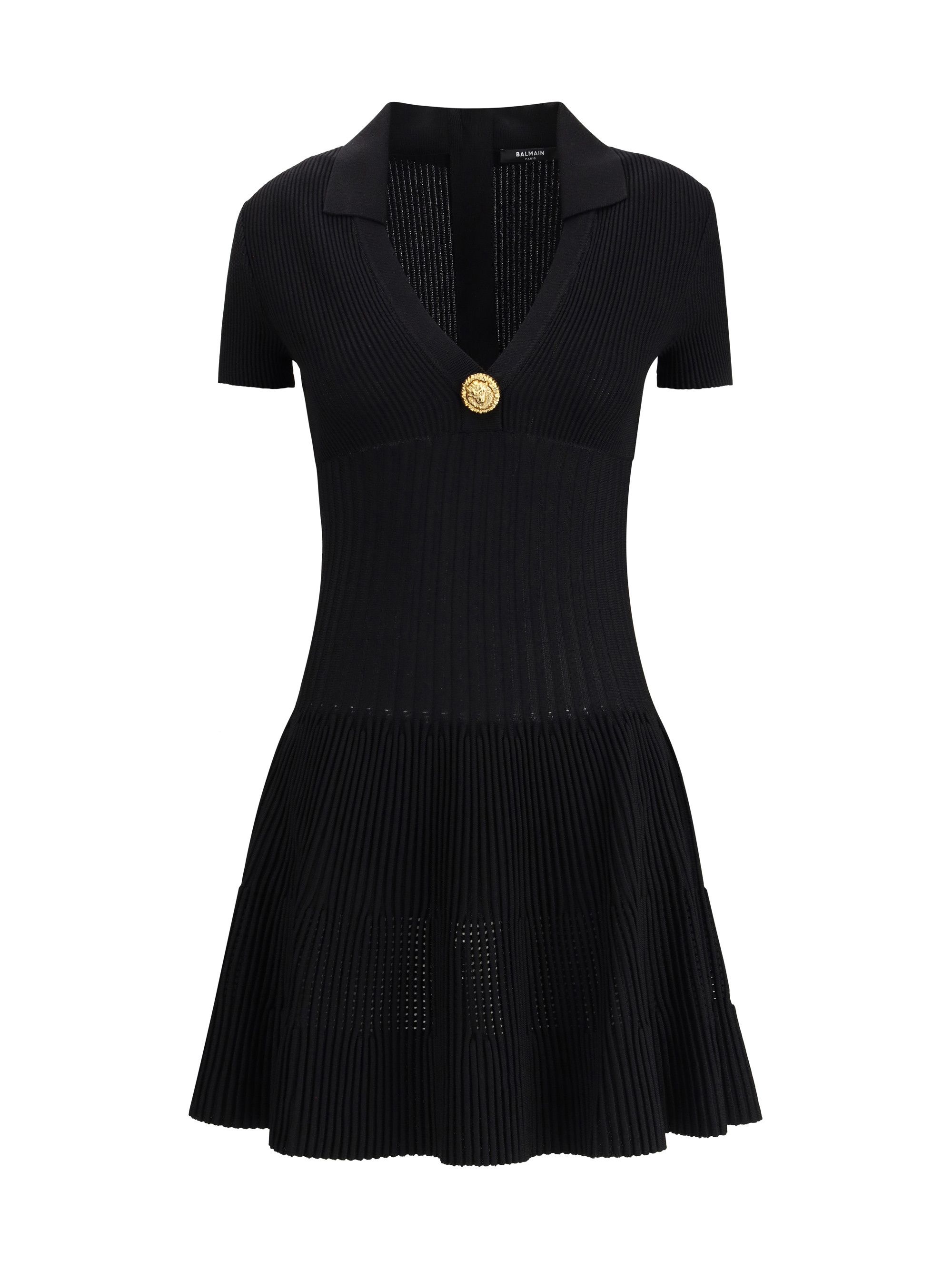 Flared knit mini Dress