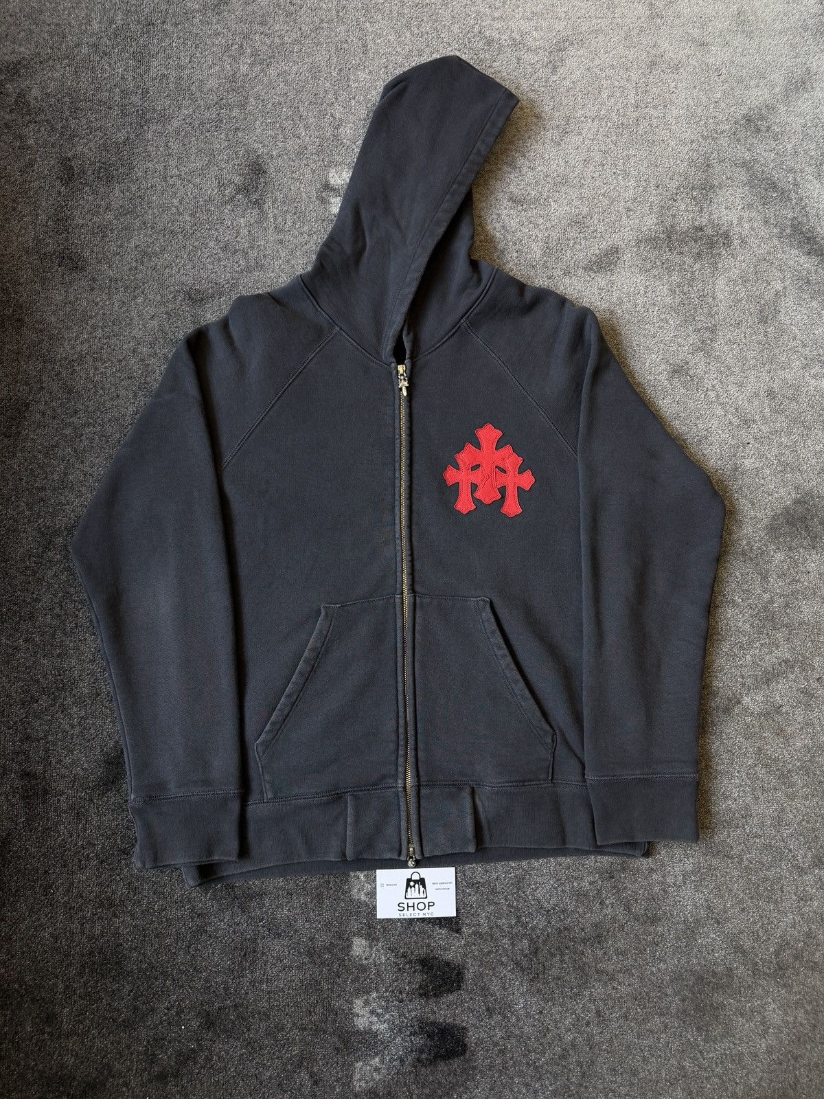 Chrome Hearts CHROME HEARTS PAPERJAM ZIP UP HOODIE BLUE RED Size US M / EU 48-50 / 2 - 1 Thumbnail