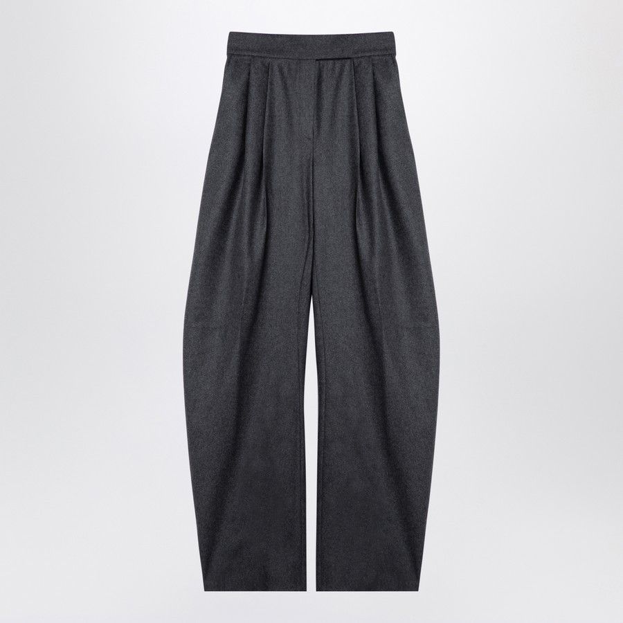 The Attico o1d2blof1024 Wool-Blend Trouser In Grey Size 27" / US 4 / IT 40 - 1 Thumbnail