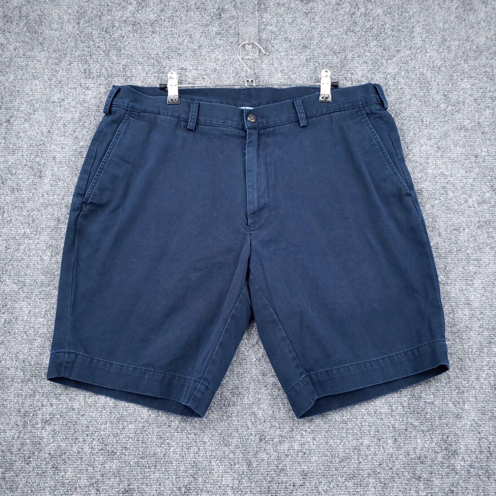 Polo Ralph Lauren Shorts Mens 36 Plaid Cargo Shorts Chino Khaki Mid-Rise  Flat