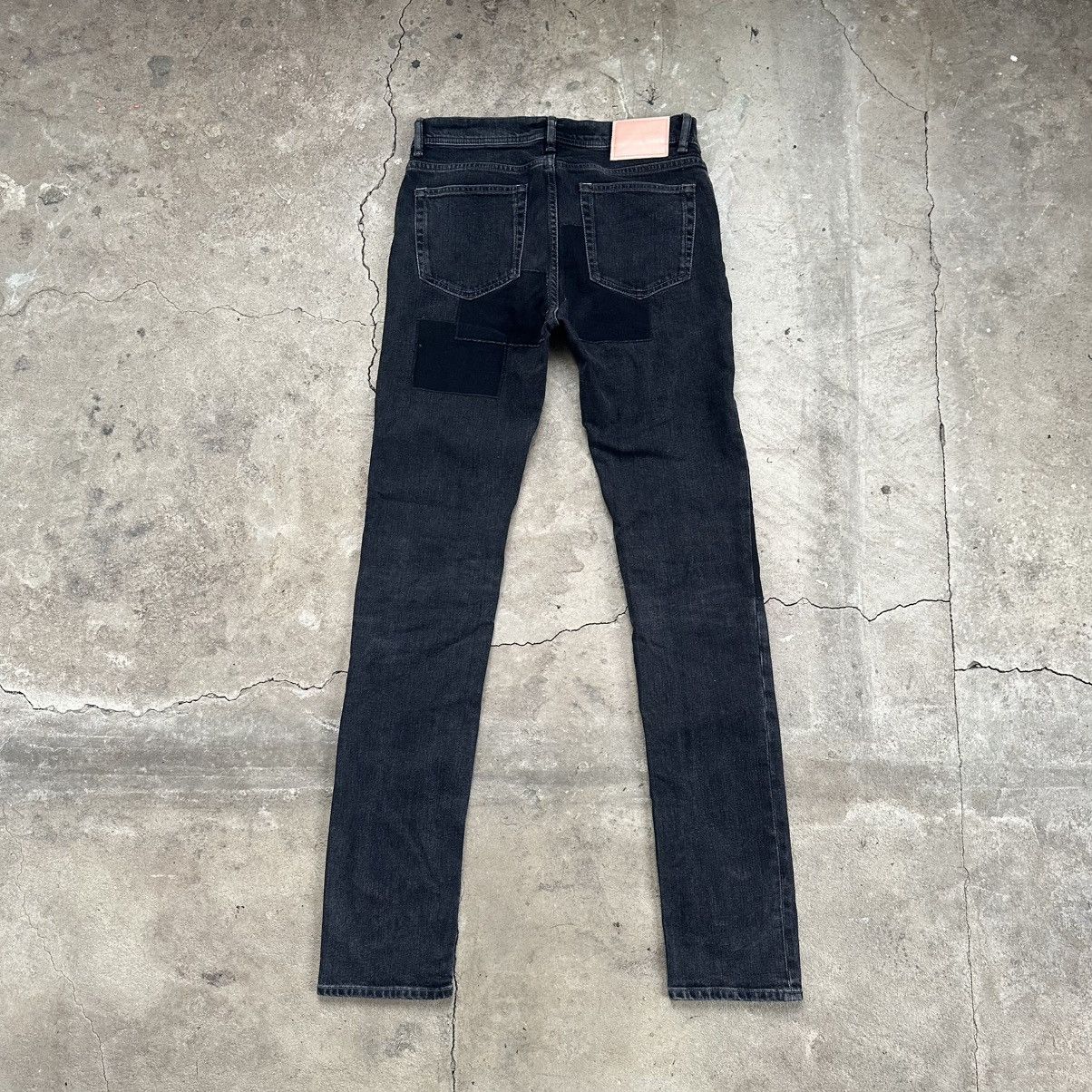 Acne Studios Acne Studios River Black Patch Denim Jeans Size US 31 - 9 Thumbnail