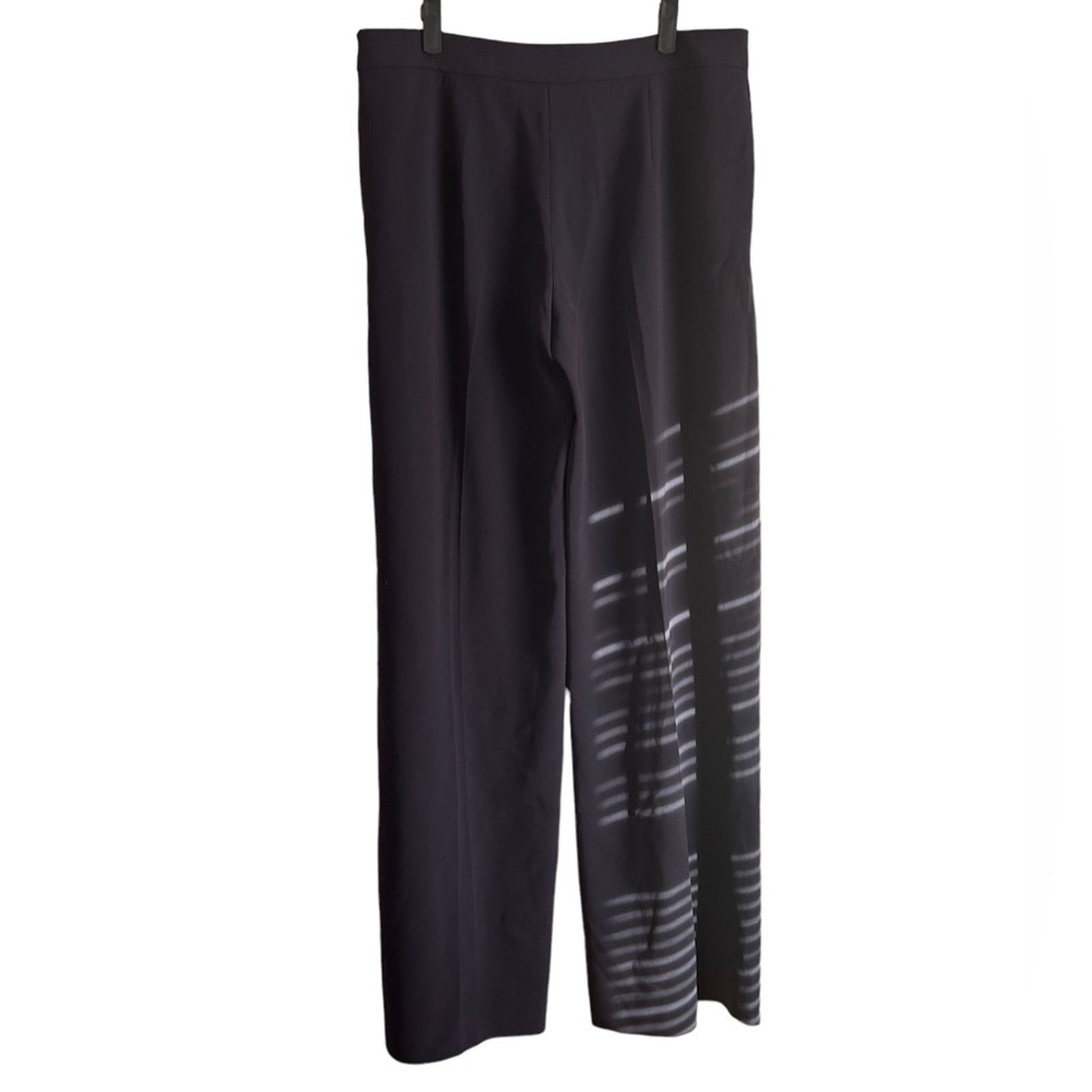 Max Mara NWT MAXMARA NAVY BLUE TUNDRA CREPE WIDE LEG TROUSERS Size 38" / US 16 / IT 52 - 2 Thumbnail