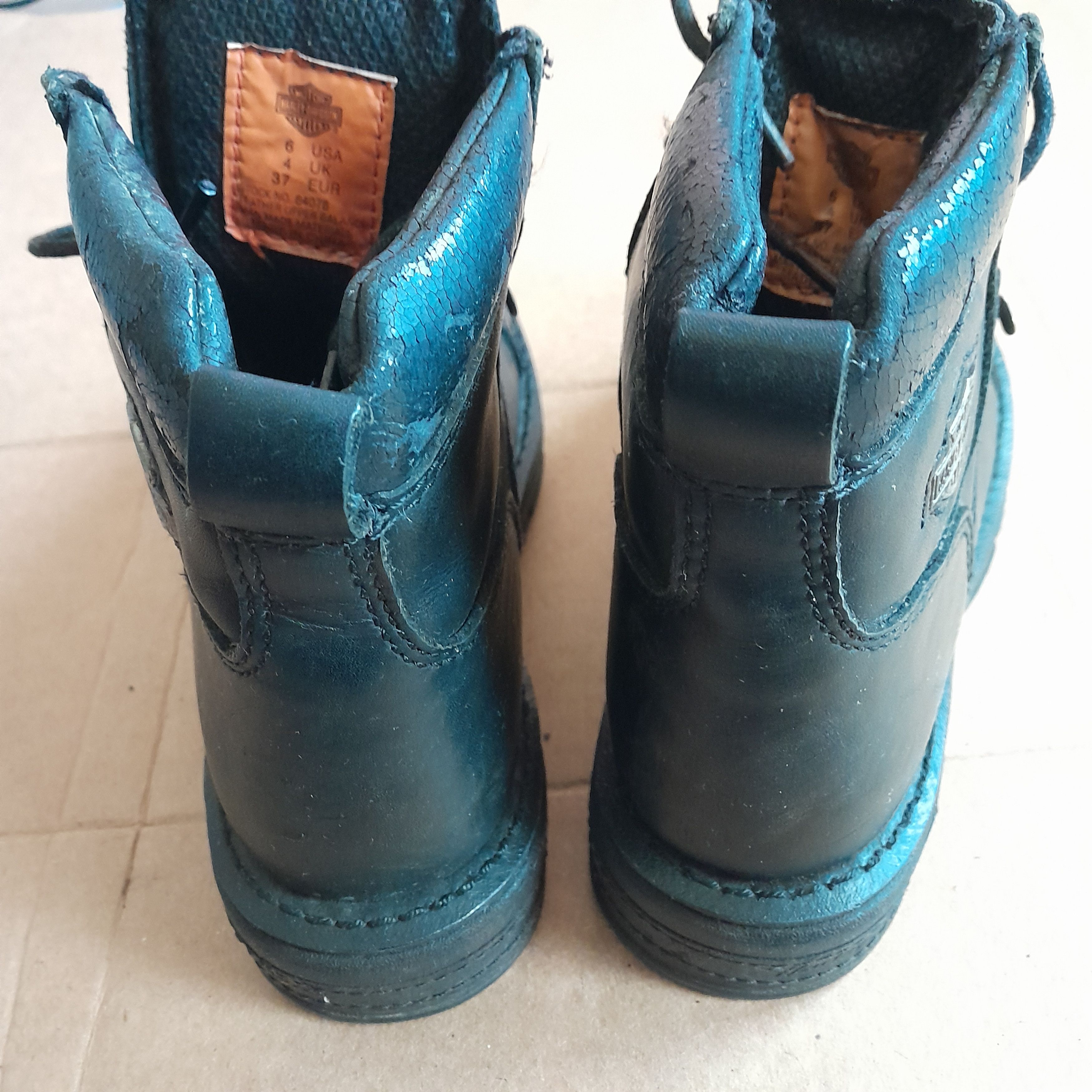 Harley Davidson Vintage Harley-Davidson Women’s Black Boots Size US 6 / IT 36 - 2 Thumbnail