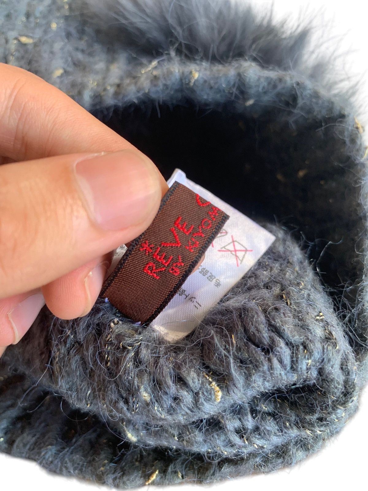 Japanese Brand × Kapital × Vintage Rave Garage By Kiyomi Taguchi Rare Knitted Beanie Hats🎌☠️ Size ONE SIZE - 8 Thumbnail
