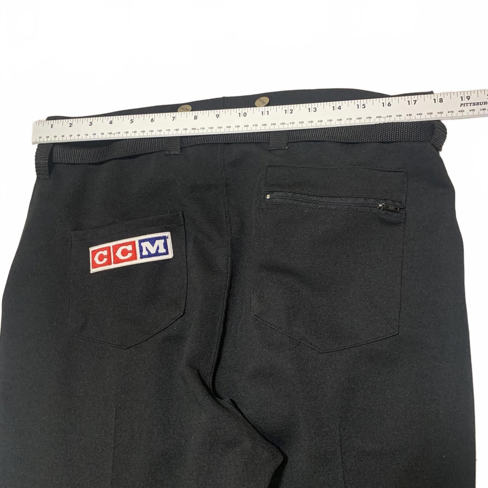 Ccm Vintage CCM Hockey Referee Pants Size M Black Canada Size US 32 / EU 48 - 8 Thumbnail