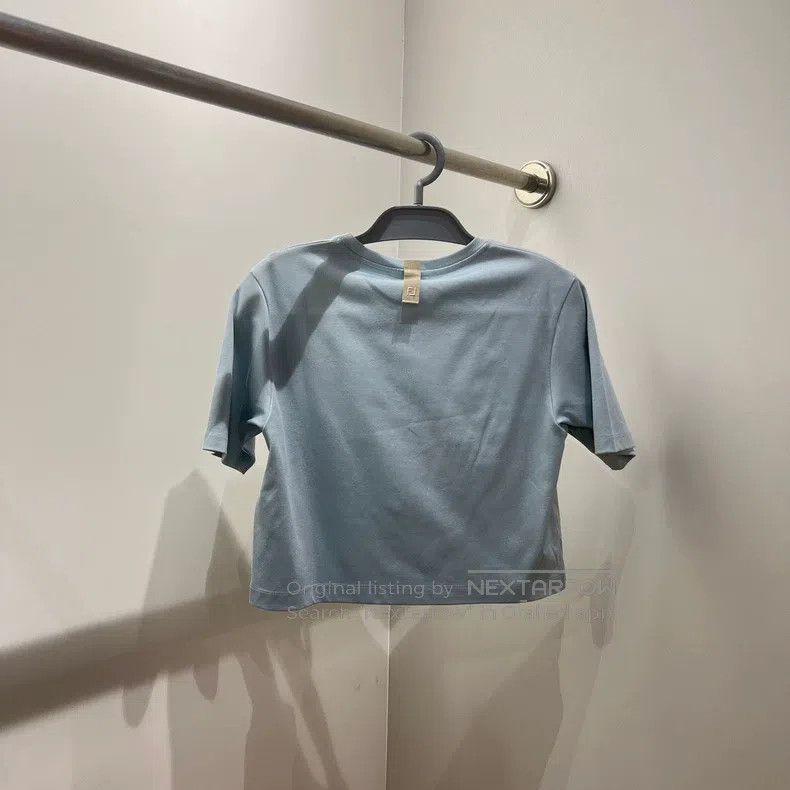 Fendi Fendi Logo Lettering Short Sleeve Size XS / US 0-2 / IT 36-38 - 2 Thumbnail