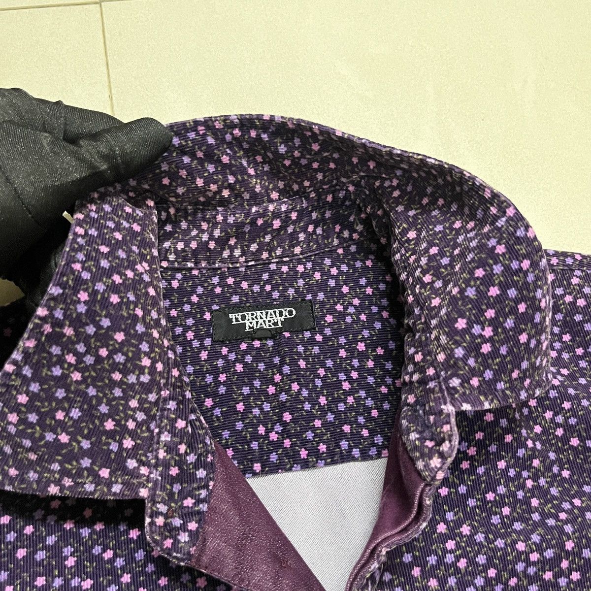 If Six Was Nine × PPFM × Tornado Mart Tornado Mart Half Floral Button Up Shirt Size US M / EU 48-50 / 2 - 4 Thumbnail
