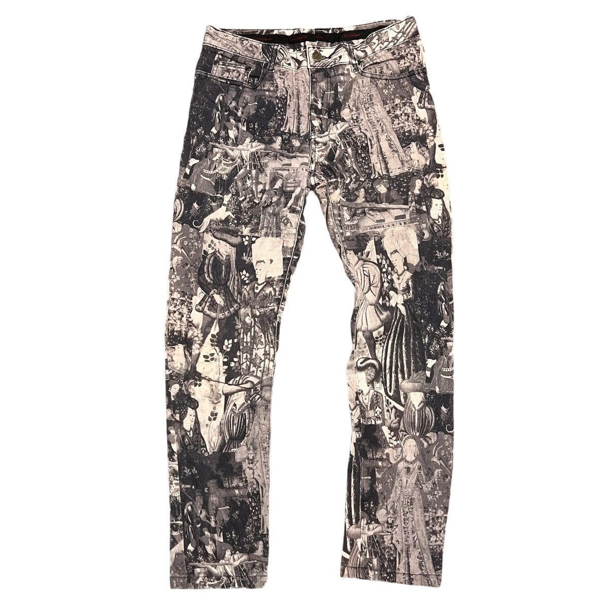 Seditionaries Punk Denim Art Inspired Design Size US 30 / EU 46 - 1 Thumbnail