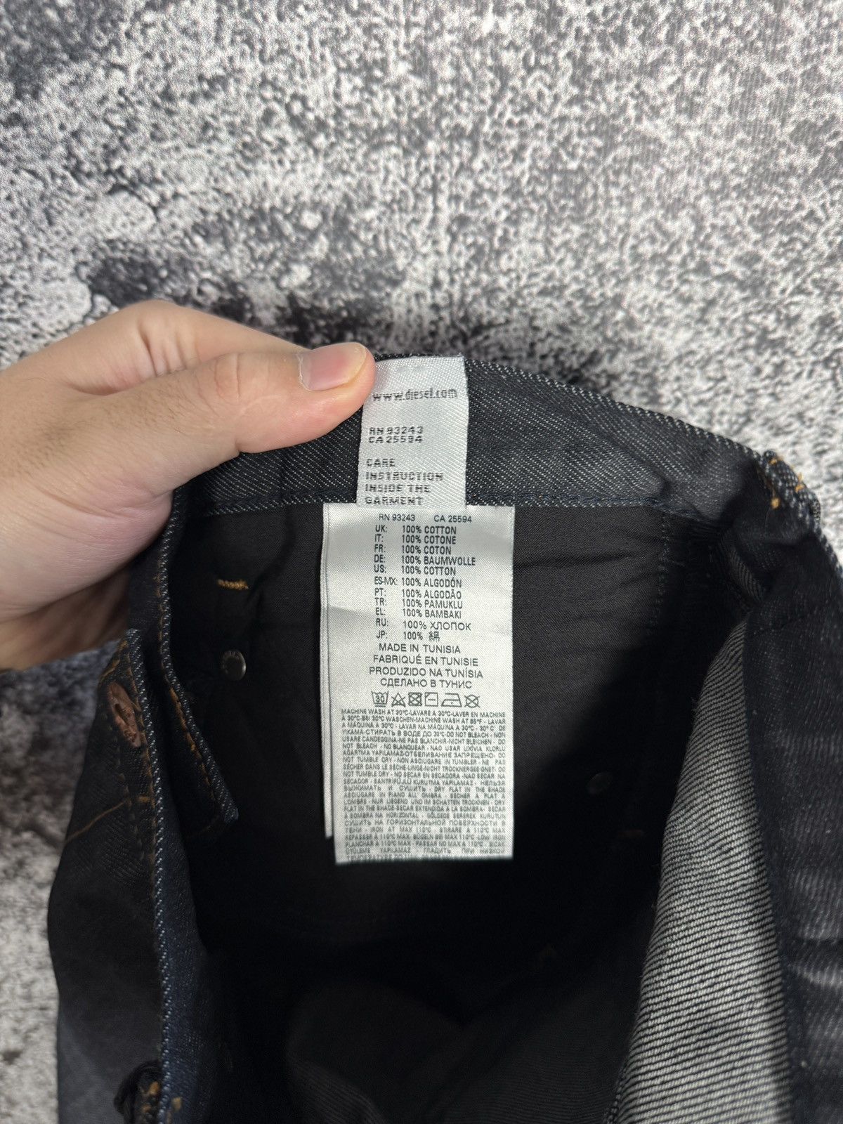 Diesel Diesel Belthy-Ankle Regular Slim Straight Low Waist Jeans Size 28" / US 6 / IT 42 - 12 Thumbnail