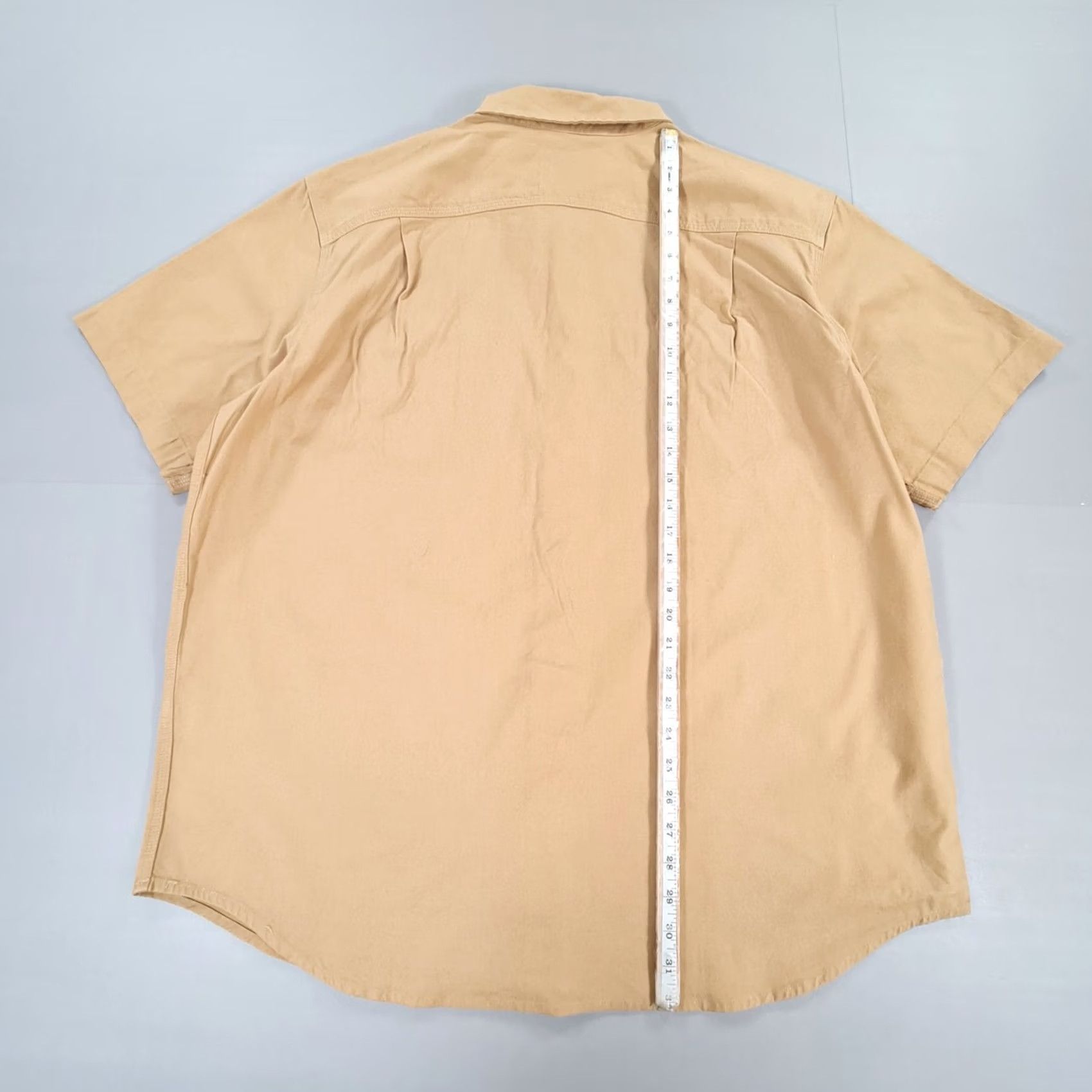 Carhartt Carhartt Shirt XL Brown Midweight Canvas Rugged Flex Relaxed Fit Workwear Mens Size US XL / EU 56 / 4 - 6 Thumbnail