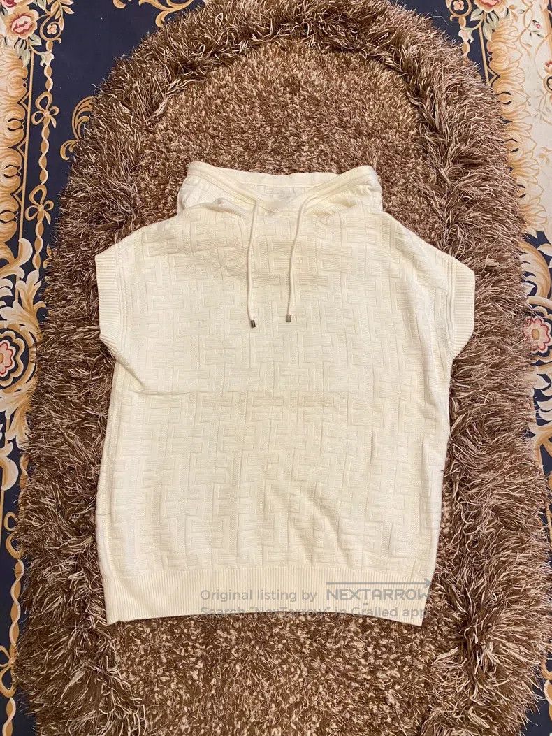 Hermes Hermes Knit Short Sleeve Sweatshirt Size XXS / US 00 / IT 34 - 1 Thumbnail