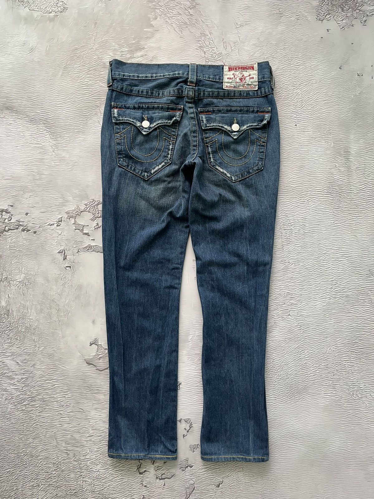 True Religion True Religion Vintage Jeans Denim Streetwear Blue Size US 31 - 1 Thumbnail