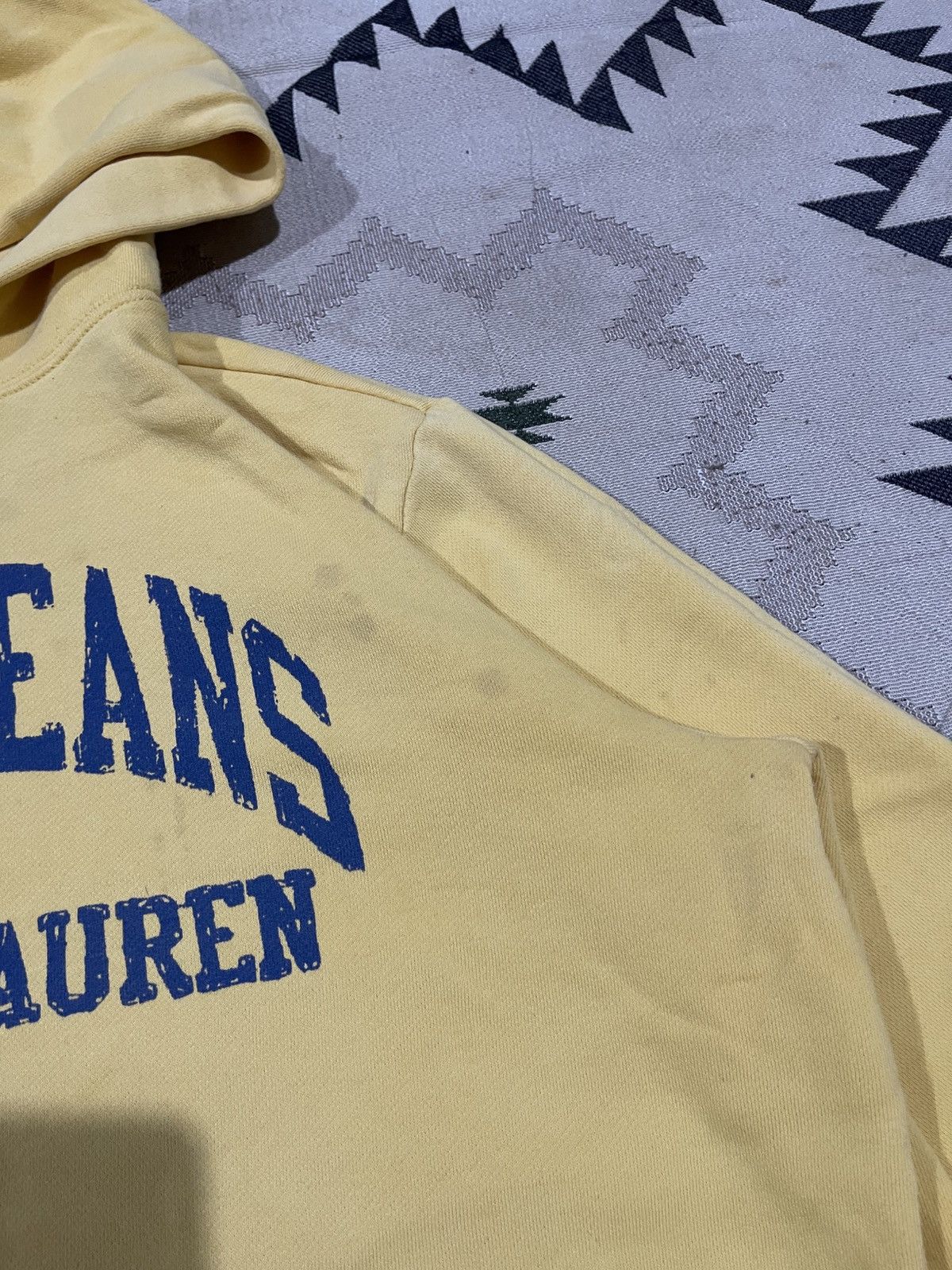 Polo Ralph Lauren 90s POLO JEANS BY RALPH LAUREN DISTRESSED SPELLOUT HOODIE Size US M / EU 48-50 / 2 - 7 Thumbnail
