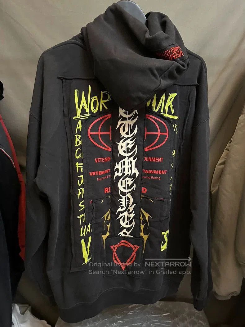 Vetements Vetements Patchwork Graphic Hoodie. Size US XS / EU 42 / 0 - 5 Thumbnail