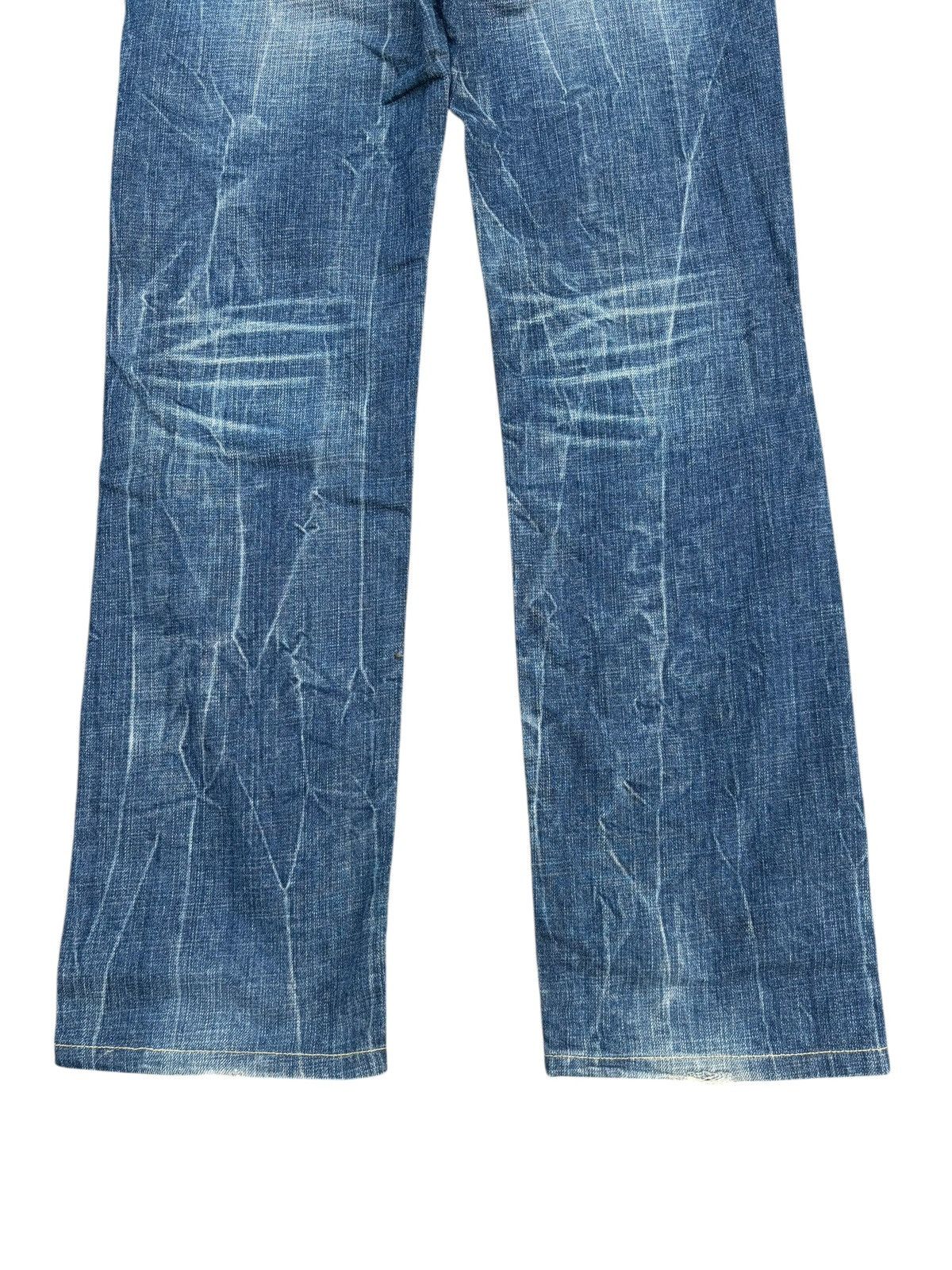 Tornado Mart RED PEPPER RUSTY CLAWNMARK JAPANESE PUNK DISTRESSED DENIM Size US 32 / EU 48 - 7 Thumbnail