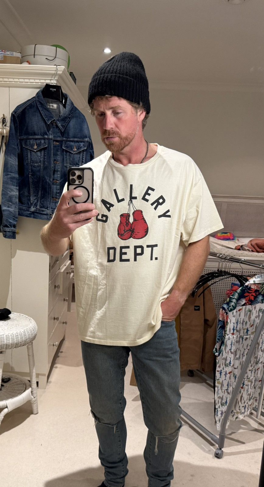 Gallery Dept. Gallery Dept boxing gloves off white t shirt XL Size US XL / EU 56 / 4 - 3 Thumbnail