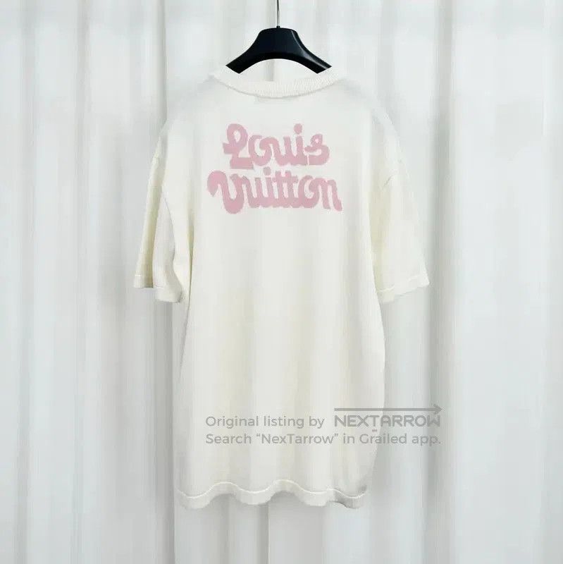 Louis Vuitton Louis Vuitton Summer Cream Cotton T. Size US L / EU 52-54 / 3 - 2 Thumbnail