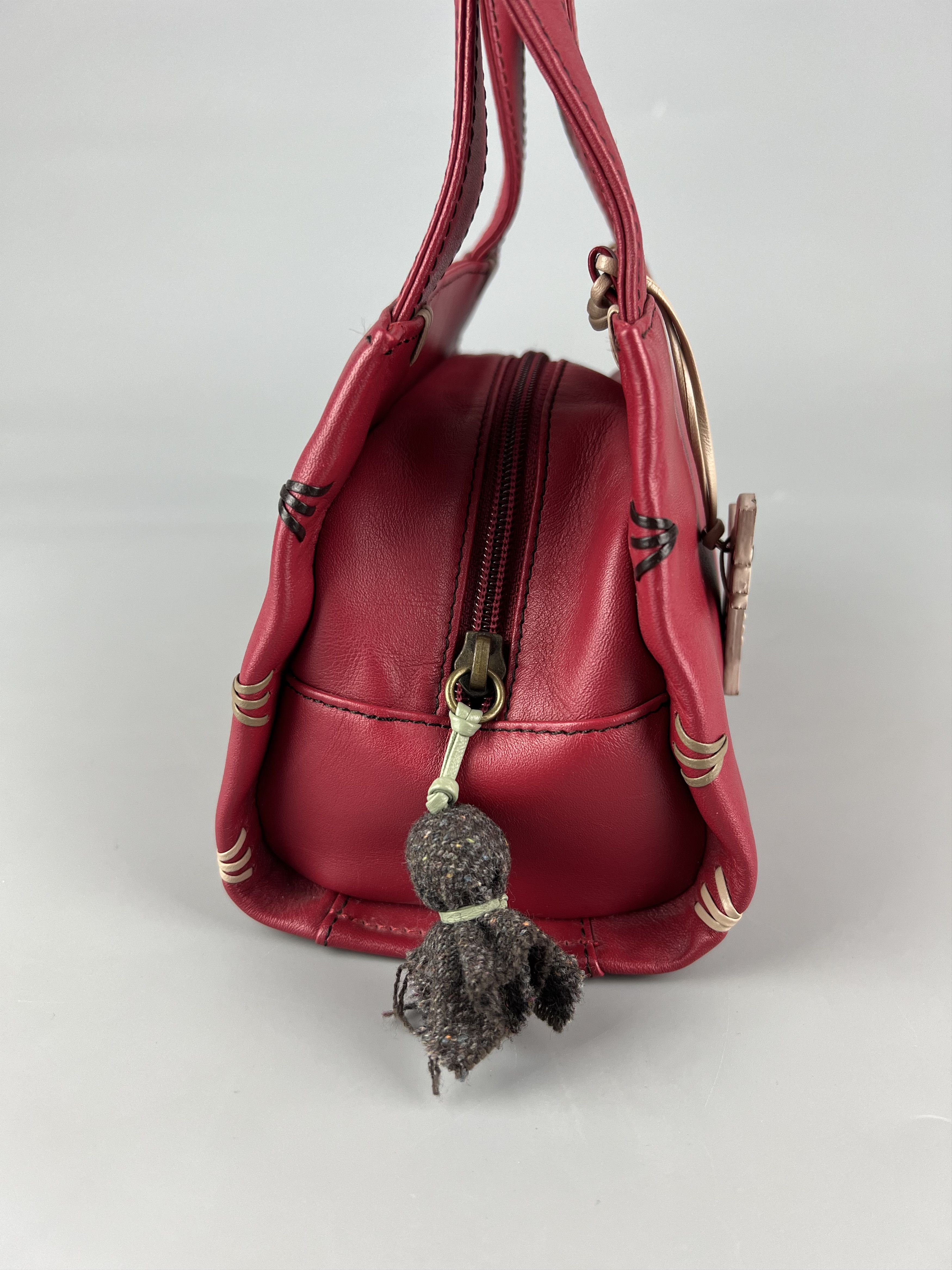 Leather Radley Red Leather Mini Bag Handbag Size ONE SIZE - 3 Thumbnail