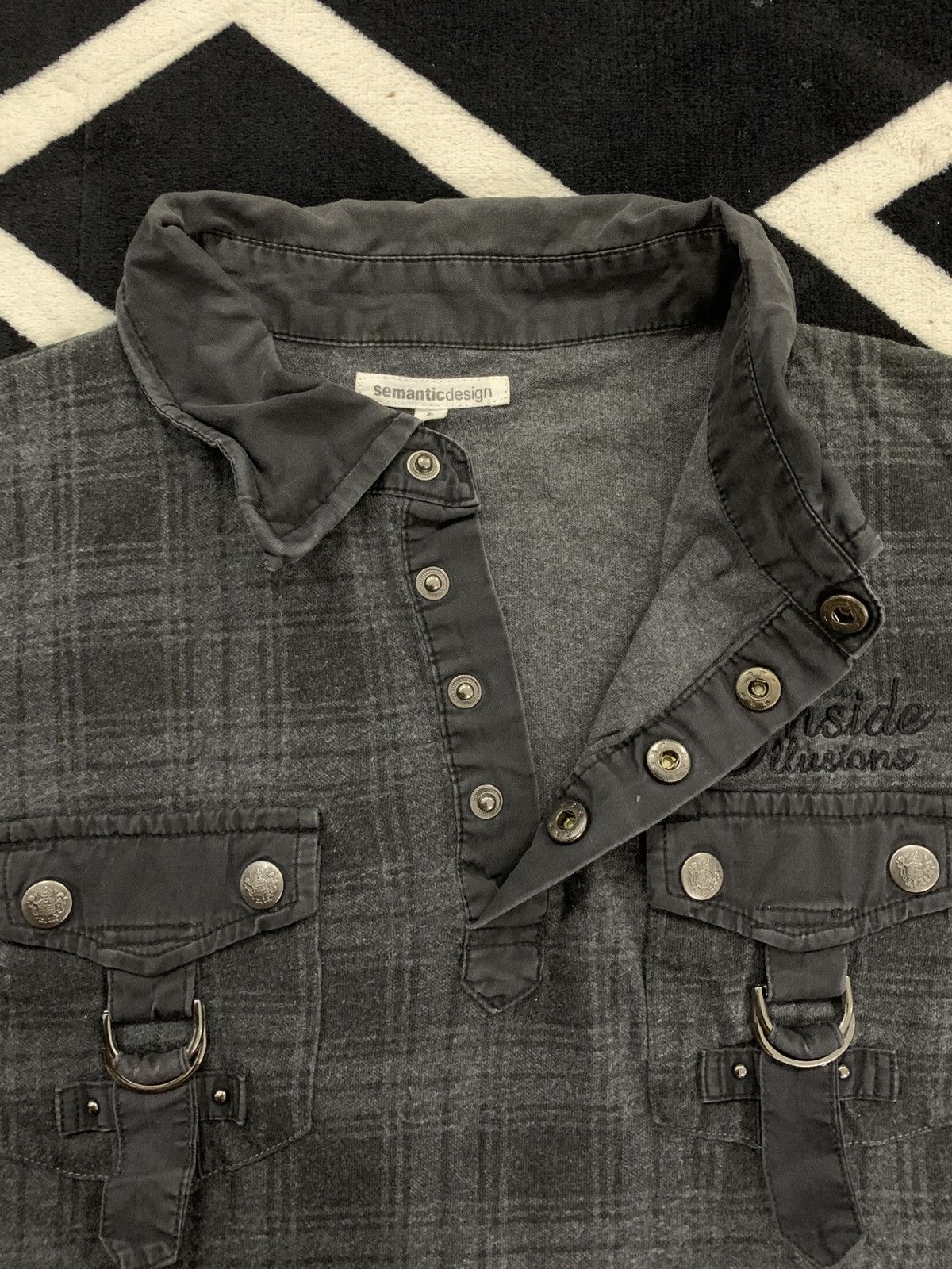 Japanese Brand SEMATIC DESIGN INSIDE ILLUSIONS SHIRT Size US M / EU 48-50 / 2 - 6 Thumbnail