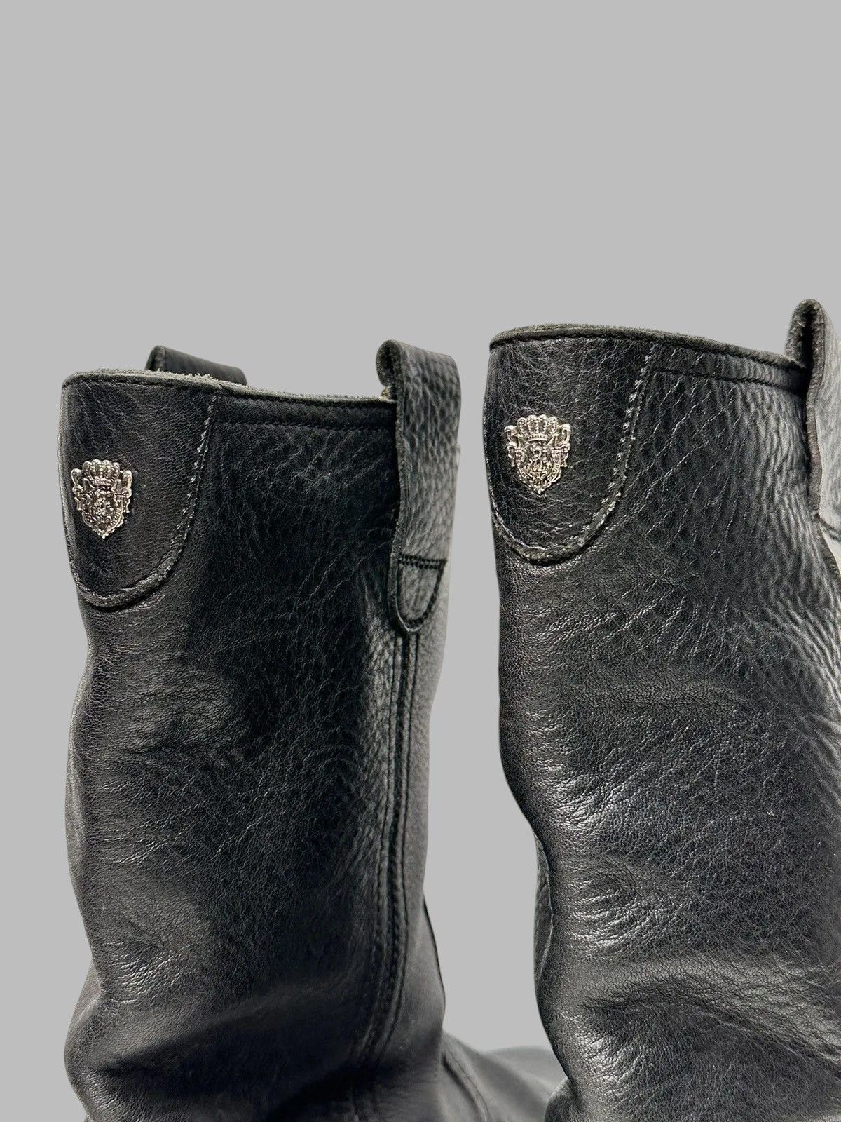 If Six Was Nine AS98 Japan Style RRL Western Leather Boots Ralph Lauren Size US 7 / EU 40 - 6 Thumbnail