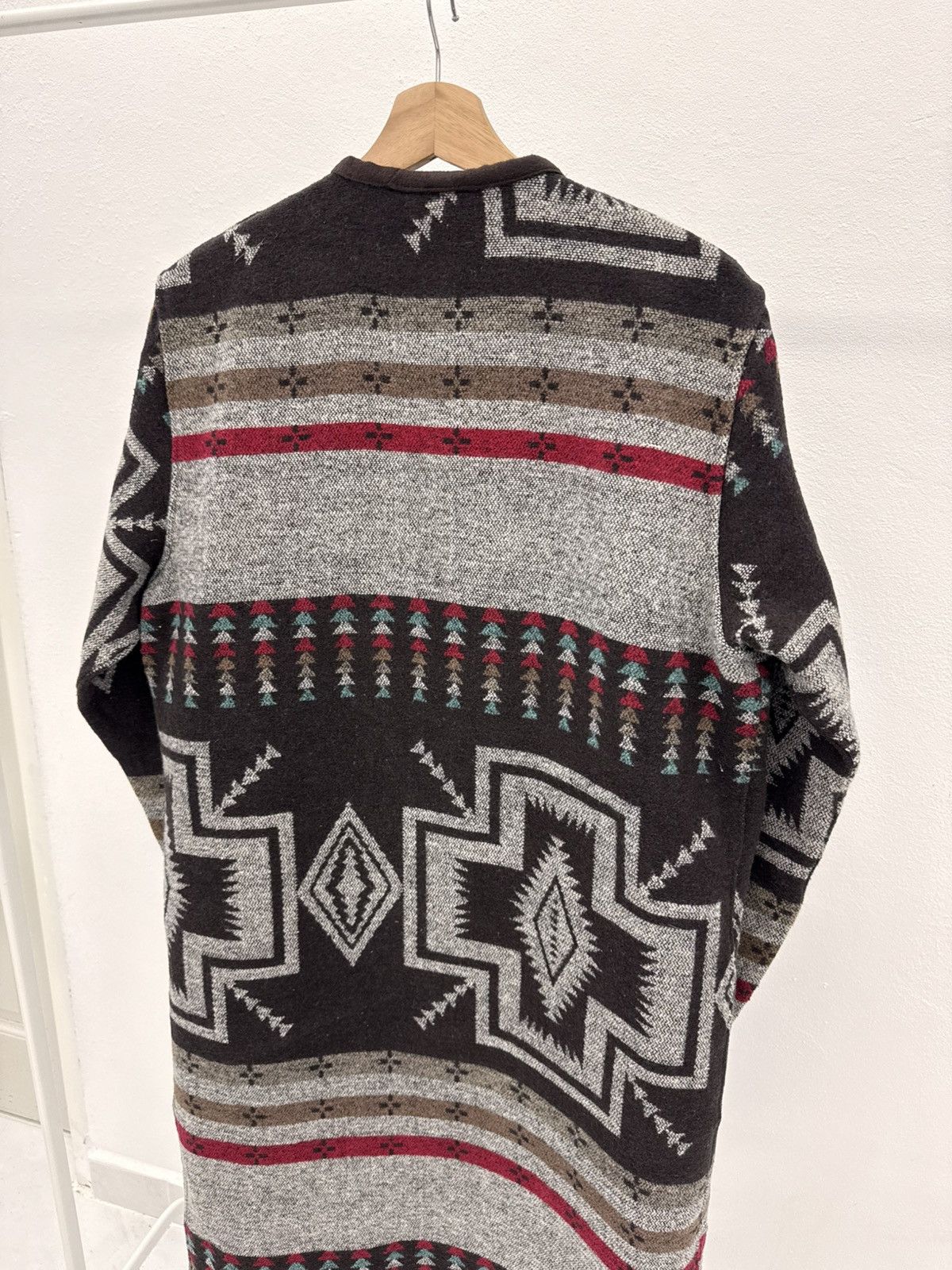 Pendleton Vintage UNBRAND American Native NAVAJO Woven Long Coat Size US L / EU 52-54 / 3 - 9 Thumbnail