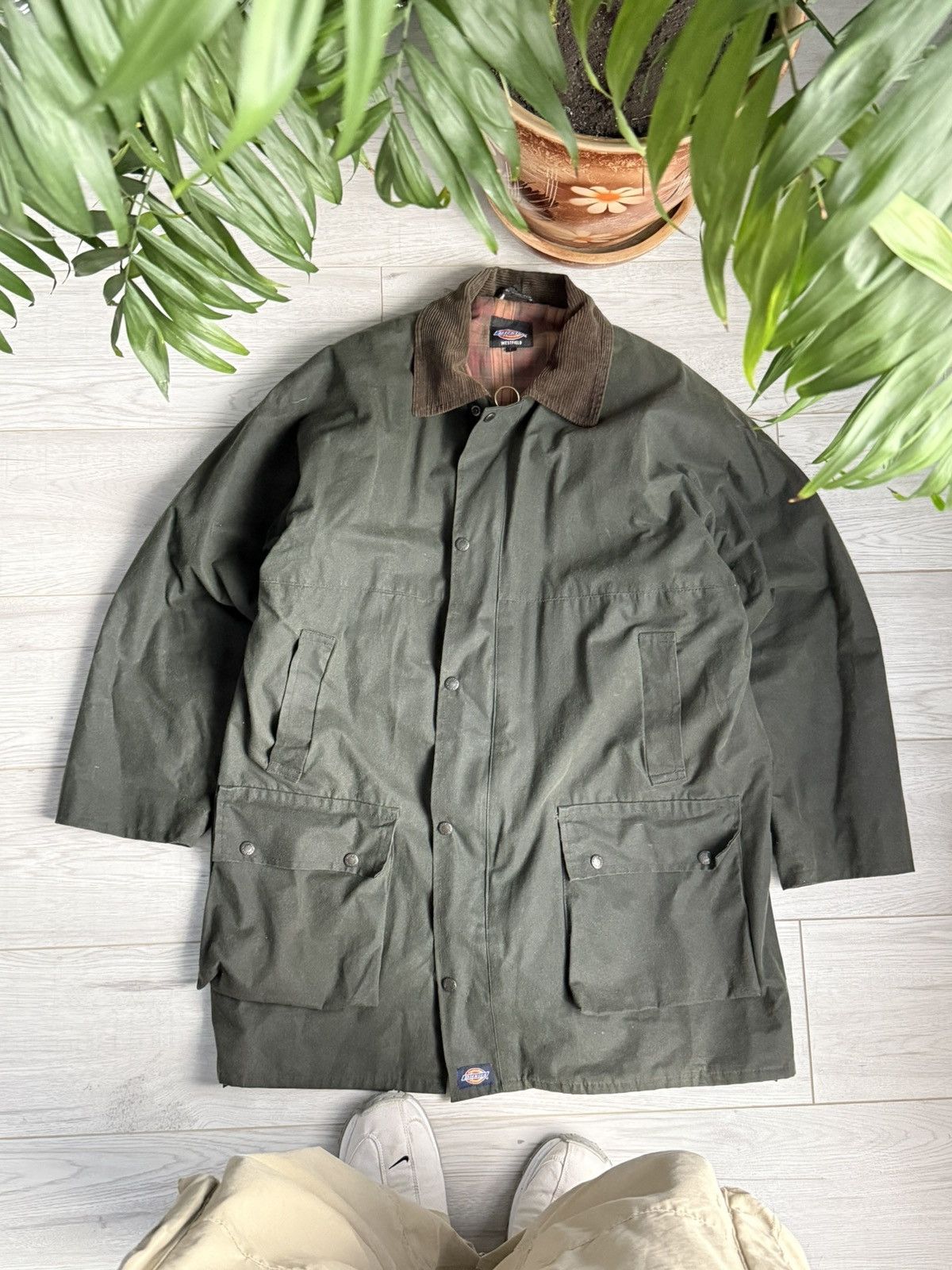 Dickies × Vintage Vintage Dickies Wax Jacket Size US L / EU 52-54 / 3 - 1 Thumbnail