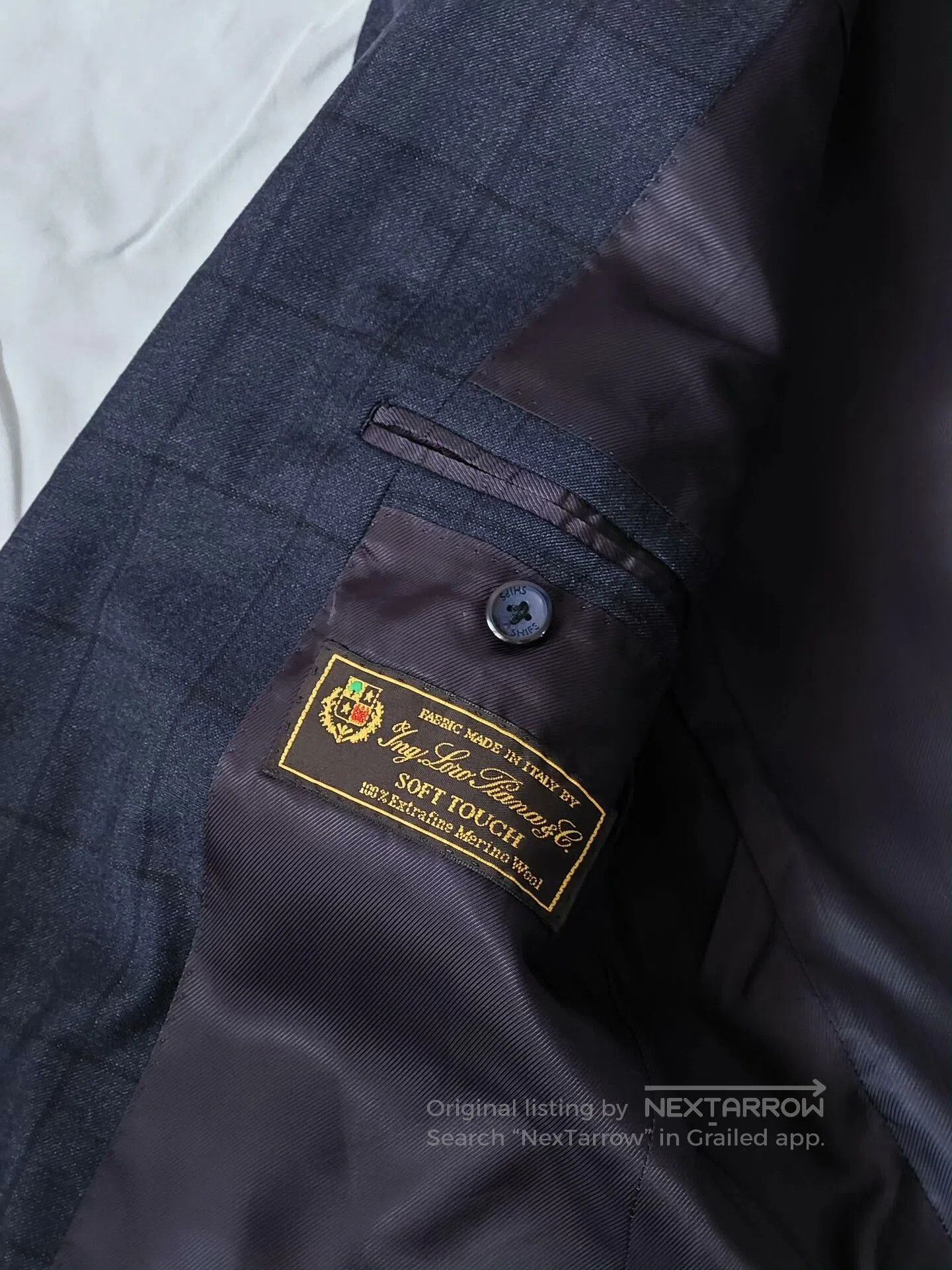 Loro Piana Custom Navy Wool Suit from Loro Piana. Size US S / EU 44-46 / 1 - 7 Thumbnail