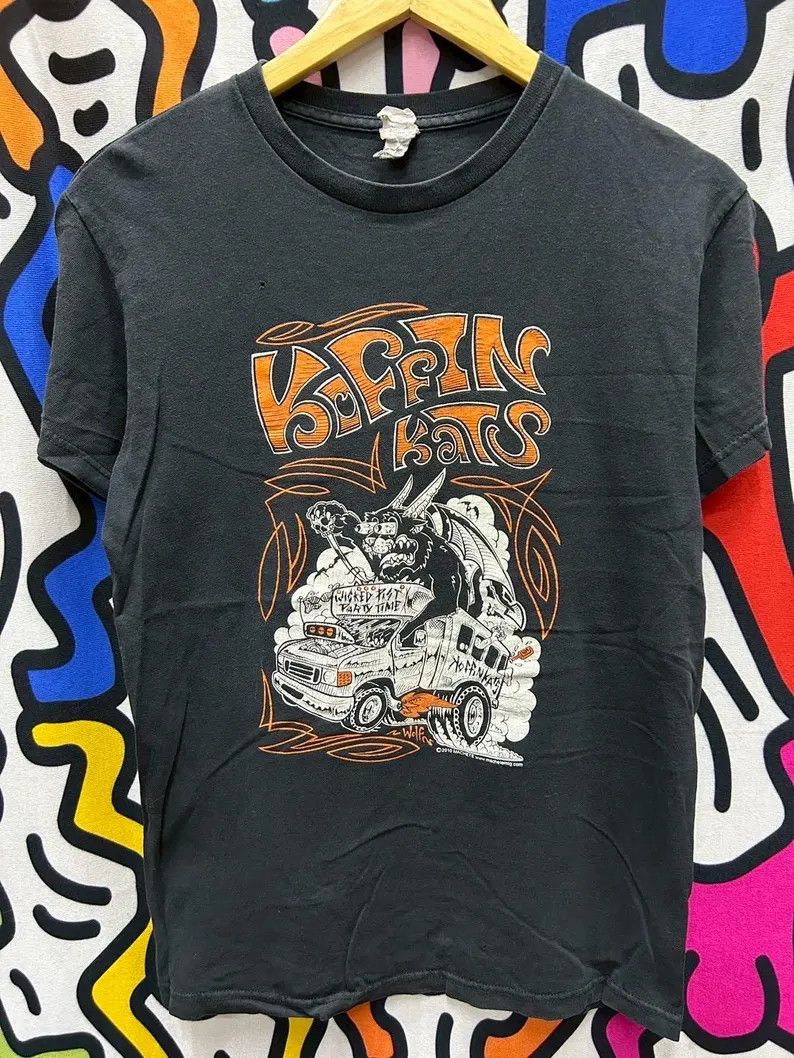 Vintage Vintage 2000s Koffin Kats Band tshirt size S Size US S / EU 44-46 / 1 - 2 Thumbnail