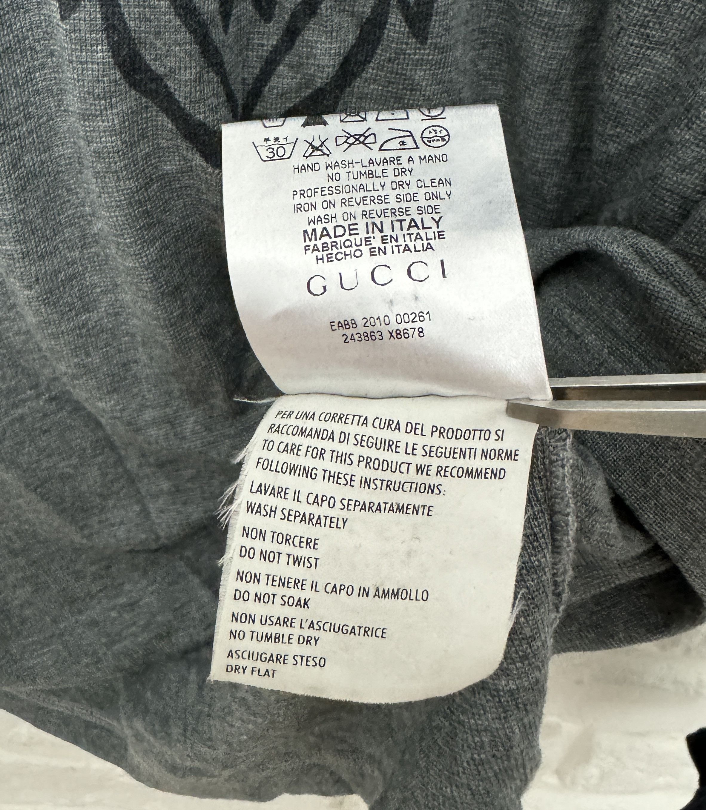 Gucci Gucci Hysteria Knight Logo Modal Light Sweater Jumper S Size US S / EU 44-46 / 1 - 7 Thumbnail