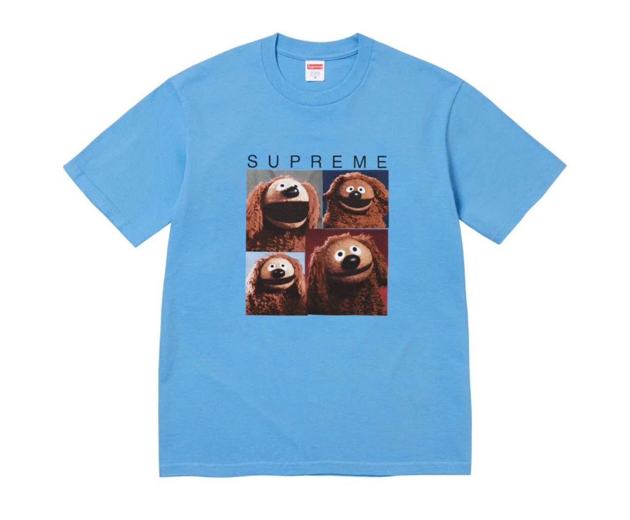 image of Supreme X Muppets Rowlf Tee in Blue, Men's (Size Small)