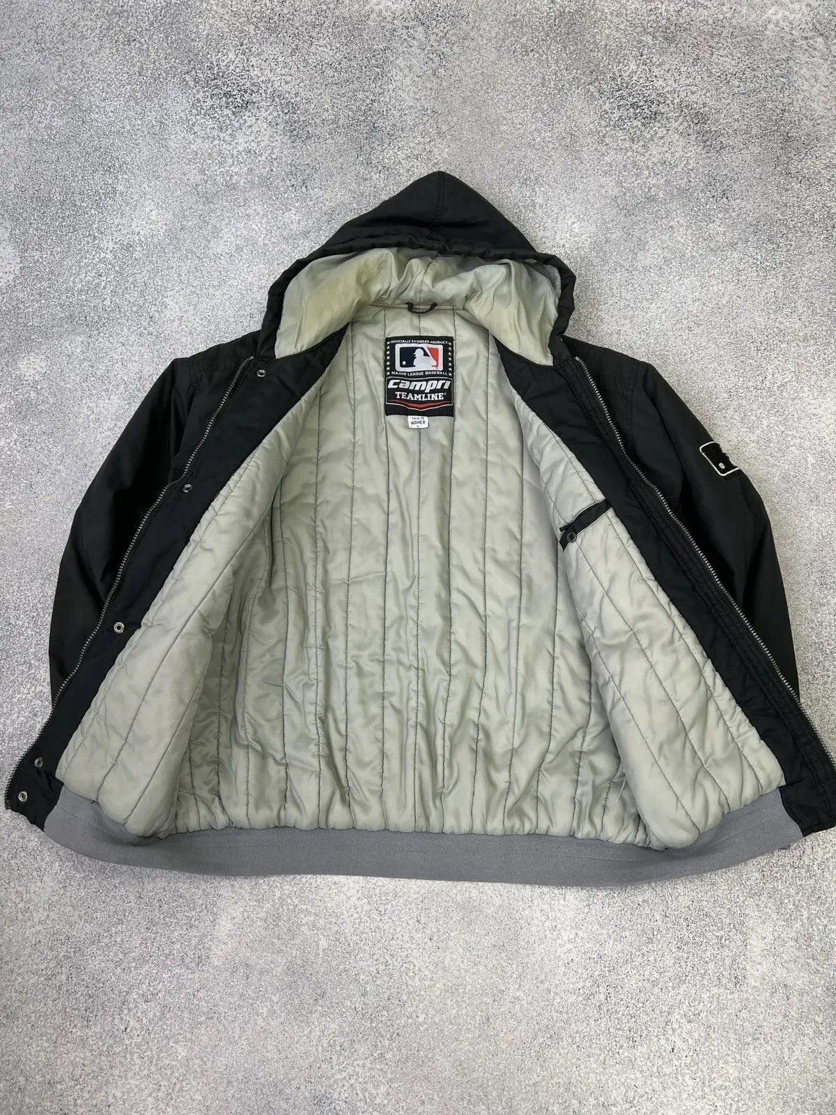 MLB × Vintage Campri Teamline White Sox Black Vintage Baseball Jacket Size US L / EU 52-54 / 3 - 8 Thumbnail