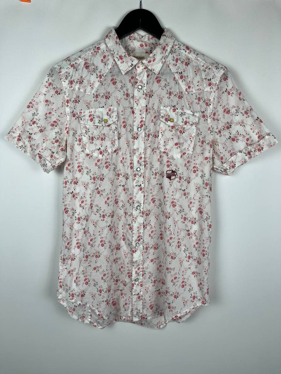 Diesel DIESEL Floral Print Western Style Shirt Snap Fastening Size US M / EU 48-50 / 2 - 1 Thumbnail