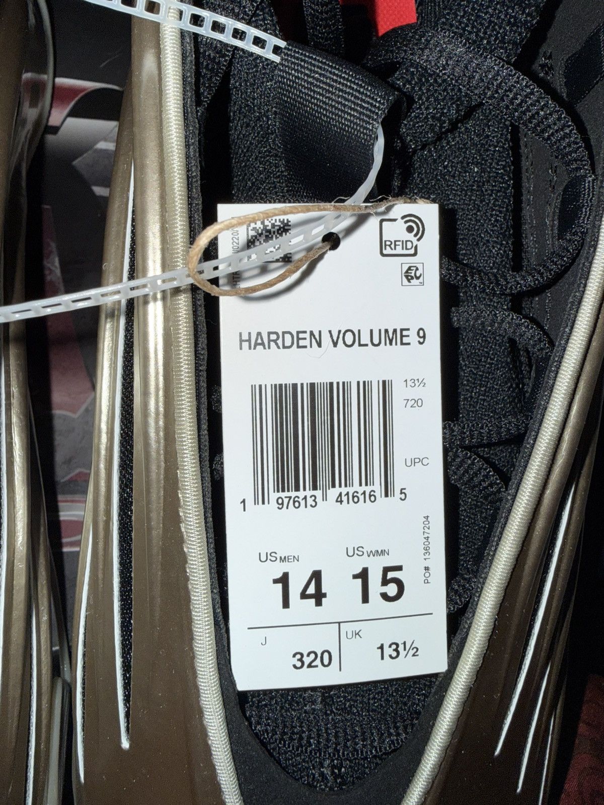 Adidas Adidas Harden Volume 9 Shoes 'Cyber Metallic' JR2506 Size US 14 / EU 47 - 9 Thumbnail