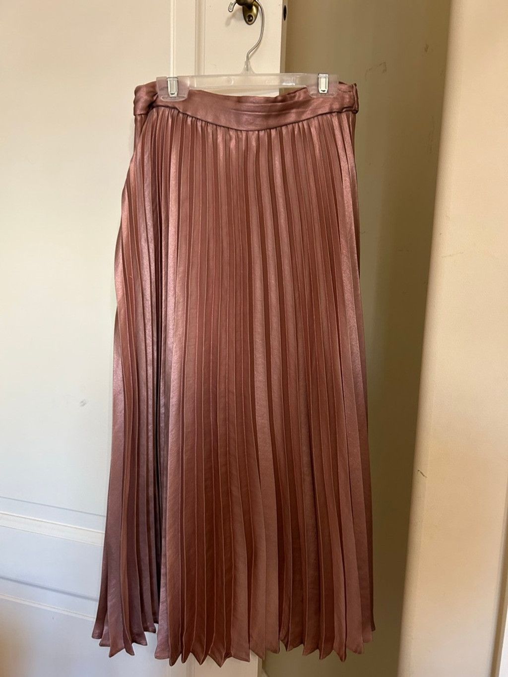 Anthropologie Anthropologie Maeve Paulina Pleated Midi Skirt Size 26" / US 2 / IT 38 - 6 Thumbnail