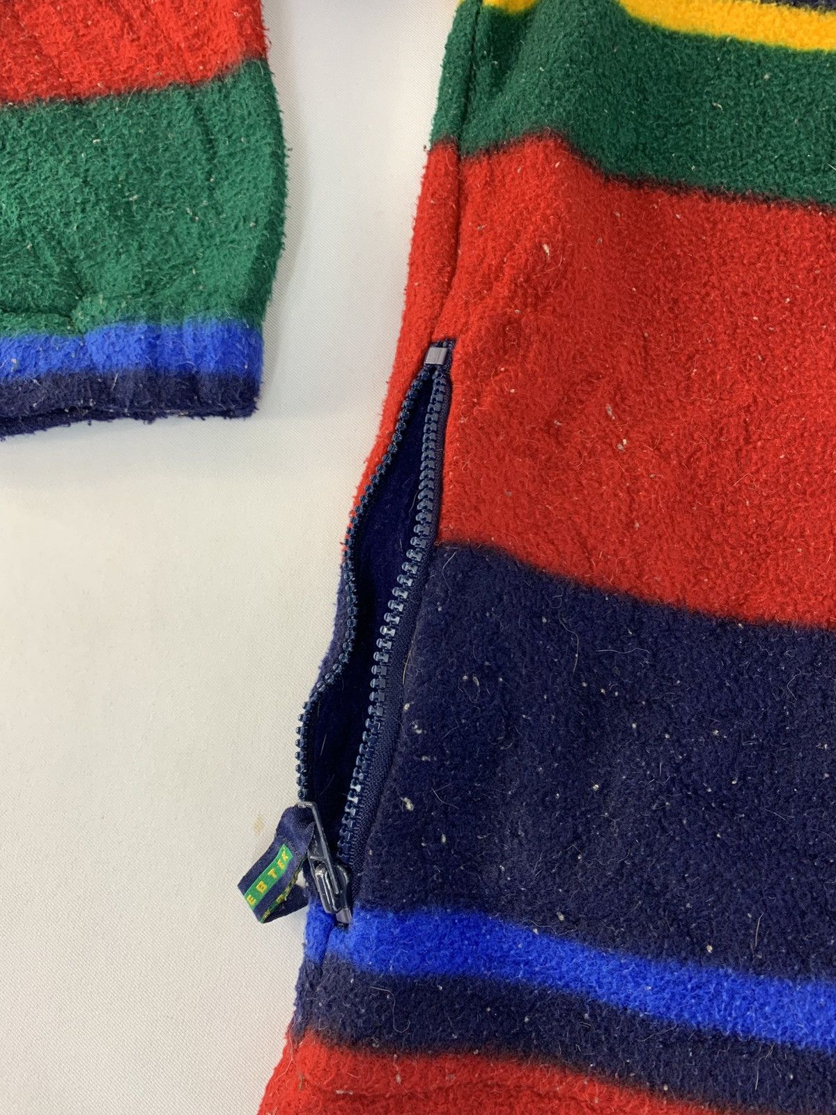 Eddie Bauer 90s Eddie Bauer Ebtek Fleece Half Zip Striped Colour Block Size US M / EU 48-50 / 2 - 12 Thumbnail