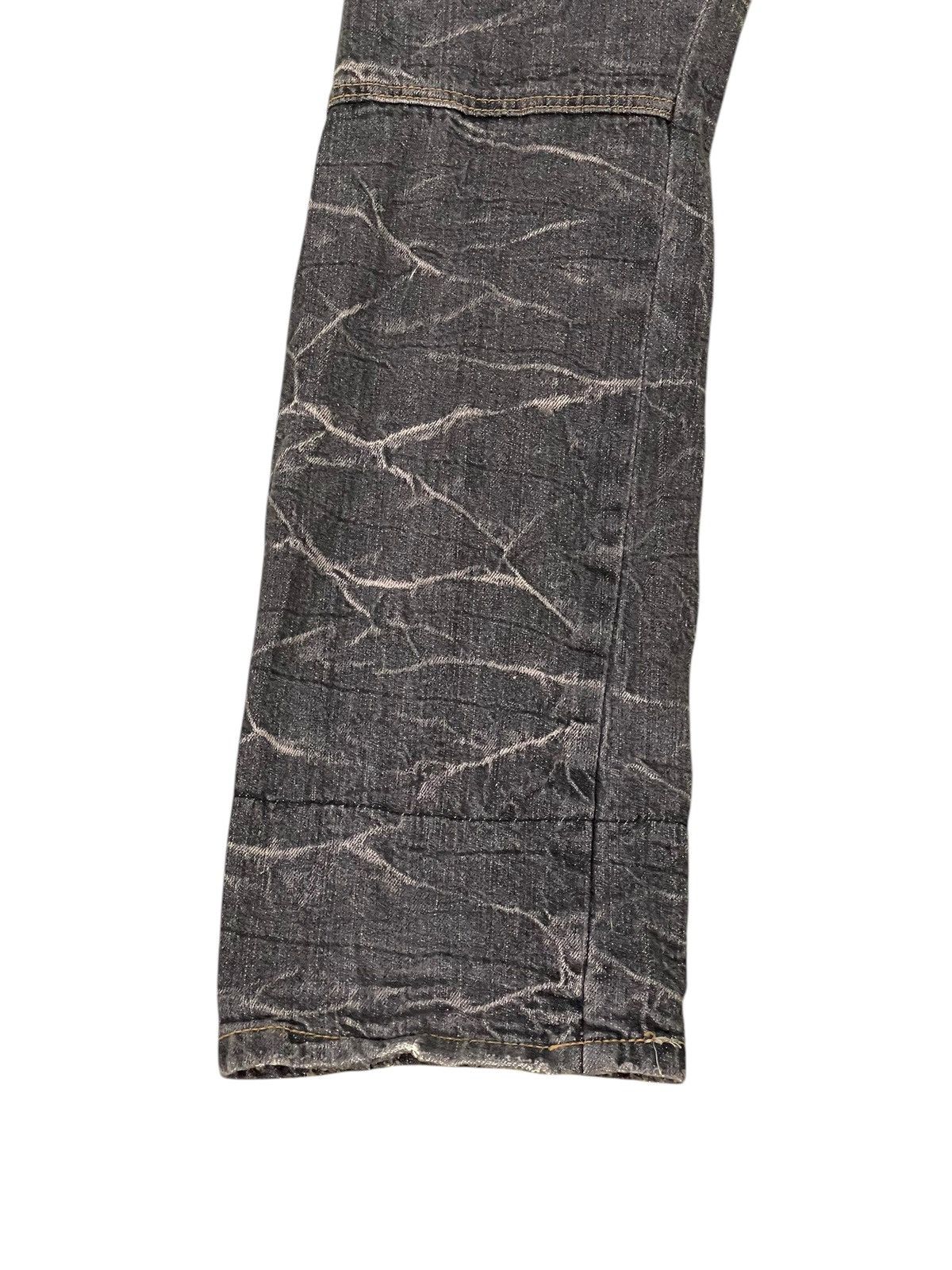 Japanese Brand Double Waist Jeans Barcedos Mud Washed Slim 9🟦 Size US 30 / EU 46 - 11 Thumbnail