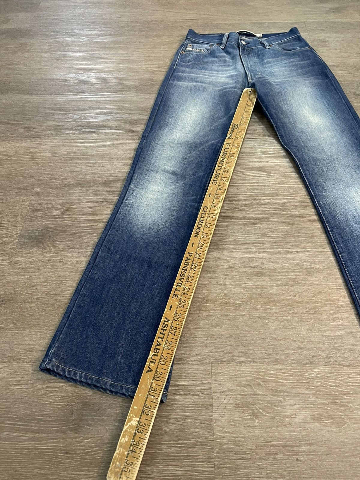 Diesel × Vintage Vintage Diesel Flare Pants Y2K Fanker Size US 27 - 8 Thumbnail