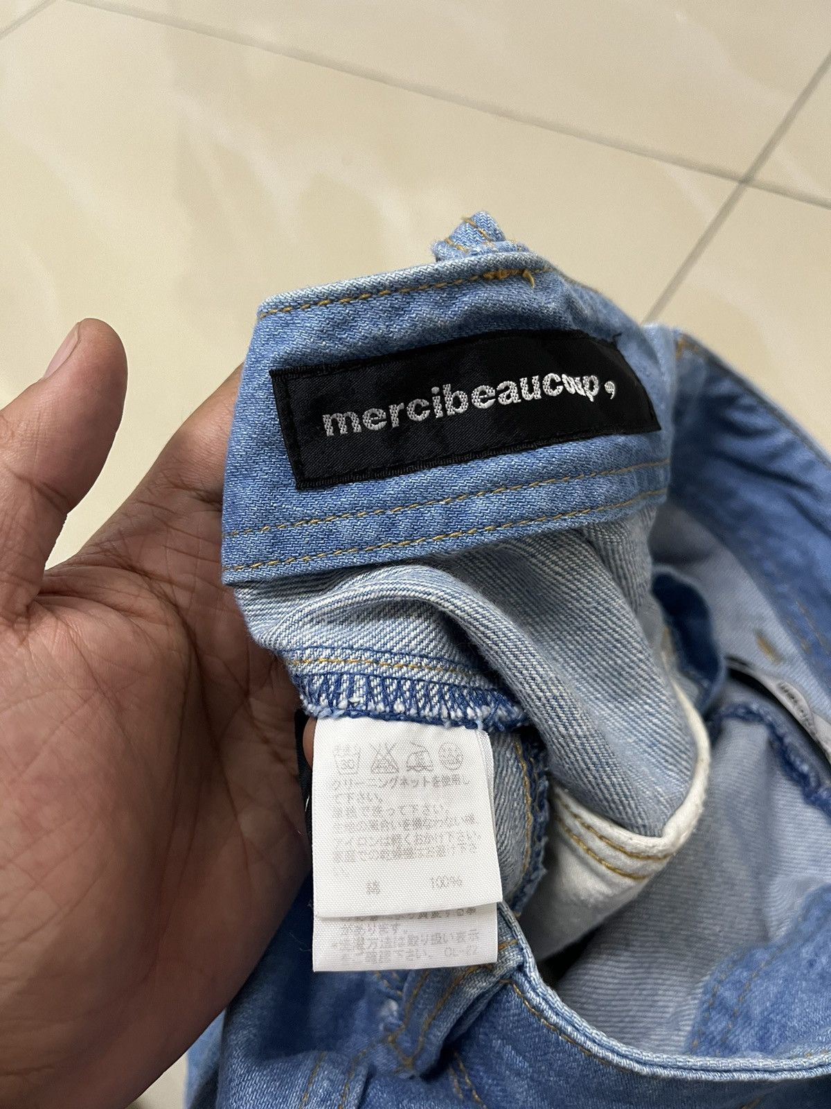 mercibeaucoup Vintage mercibeaucoup issey miyake designer dropcrotch jeans Size US 28 / EU 44 - 8 Thumbnail