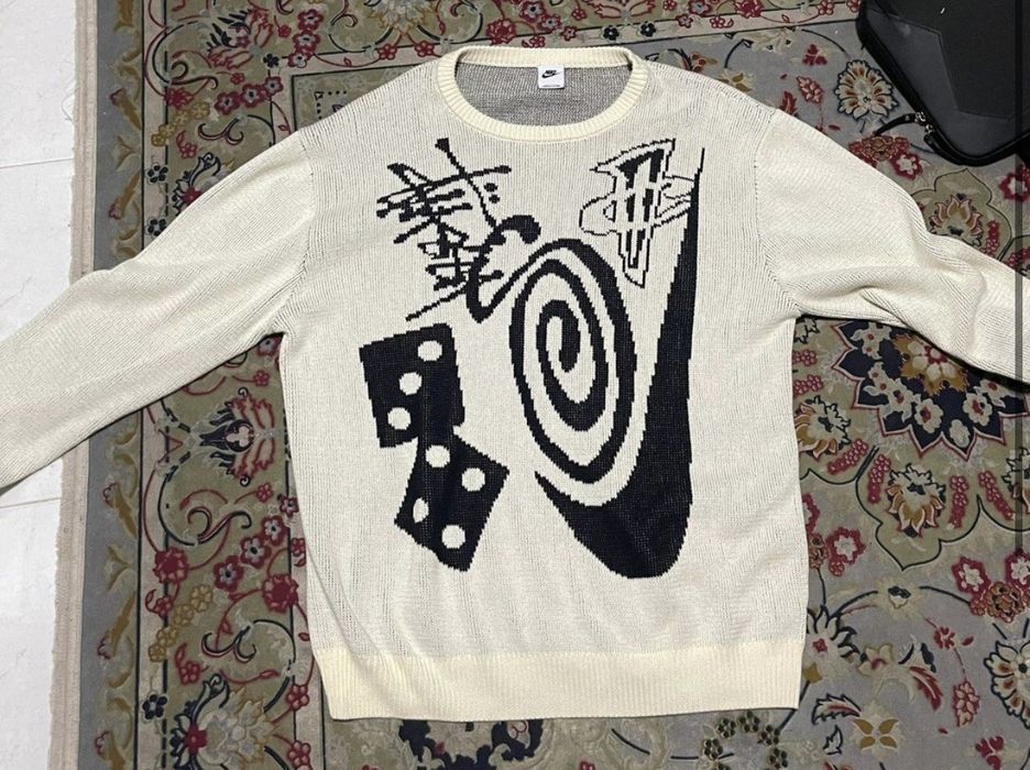 Stussy stussy x nike knit sweater Grailed