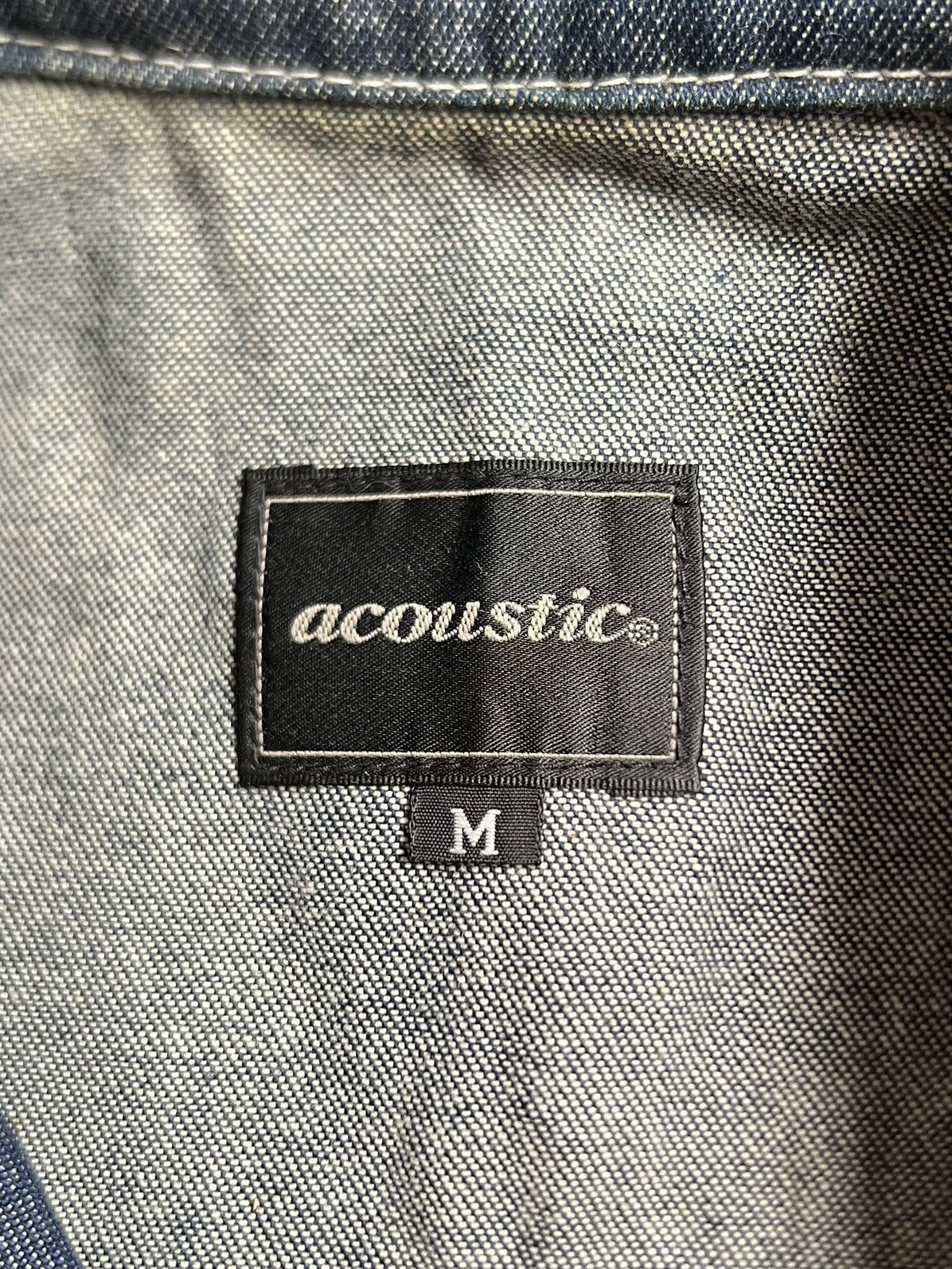 Japanese Brand ACOUSTIC Denim Shirt Size US M / EU 48-50 / 2 - 6 Thumbnail