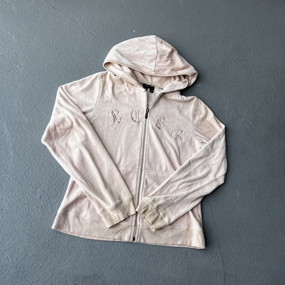 Bcbgmaxazria × Vintage Vintage Y2K BCBG Maxazria Zip Up Track Jacket Hoodie Size M / US 6-8 / IT 42-44 - 2 Thumbnail