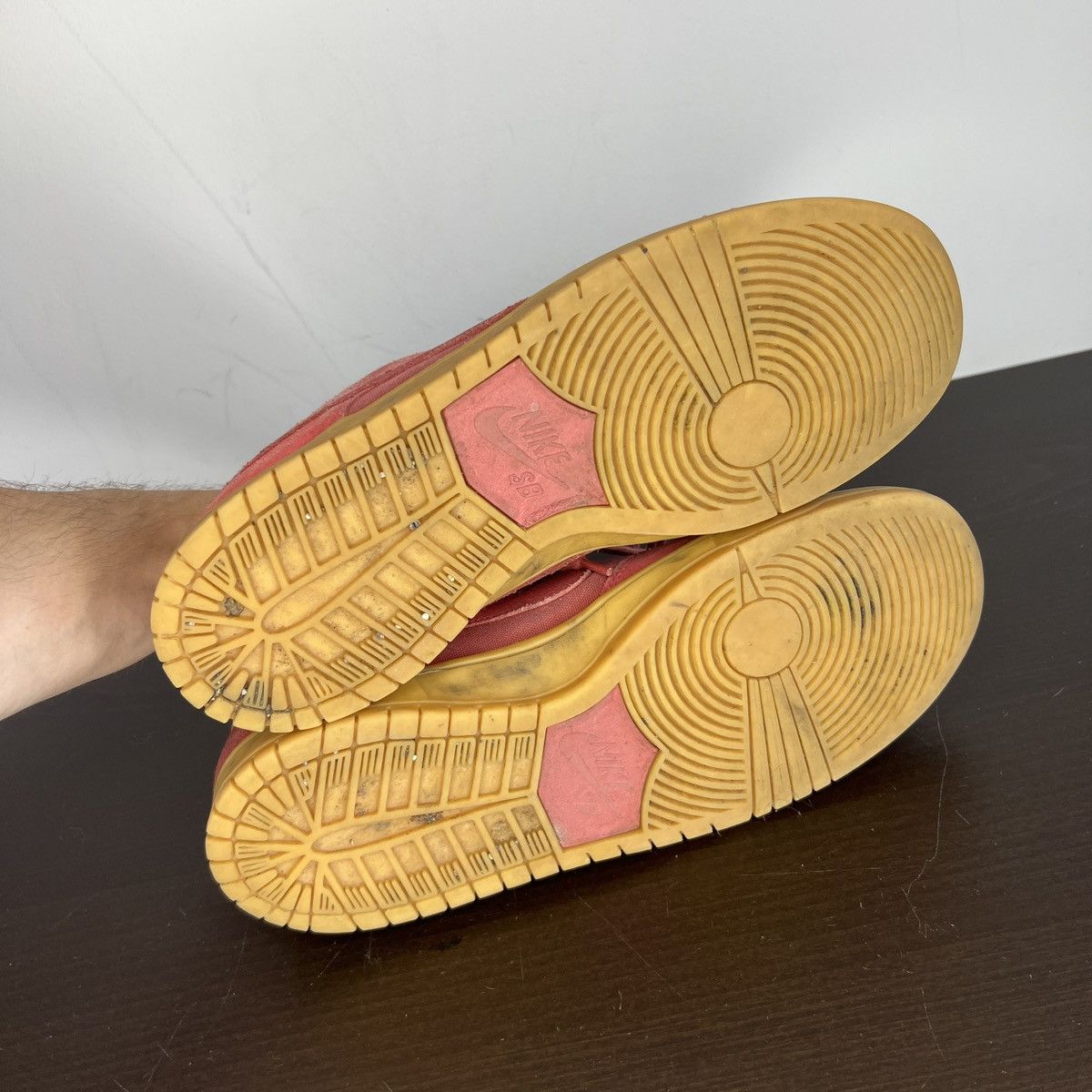 Nike size 9.5 Nike SB Dunk Low Adobe Red Gum DV5429-600 Size US 10 / EU 43 - 7 Thumbnail