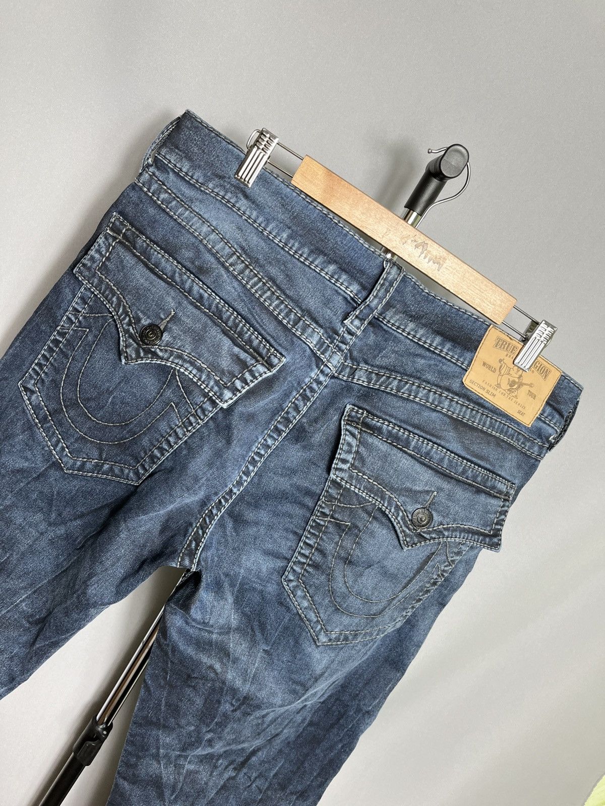 True Religion True Religion Men's Section Slim Blue Pants Navy Size US 36 / EU 52 - 4 Thumbnail