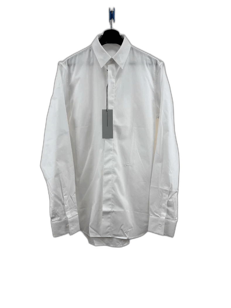 Dior Dior Embroidered Logo Long Sleeve Shirt Size US M / EU 48-50 / 2 - 1 Thumbnail
