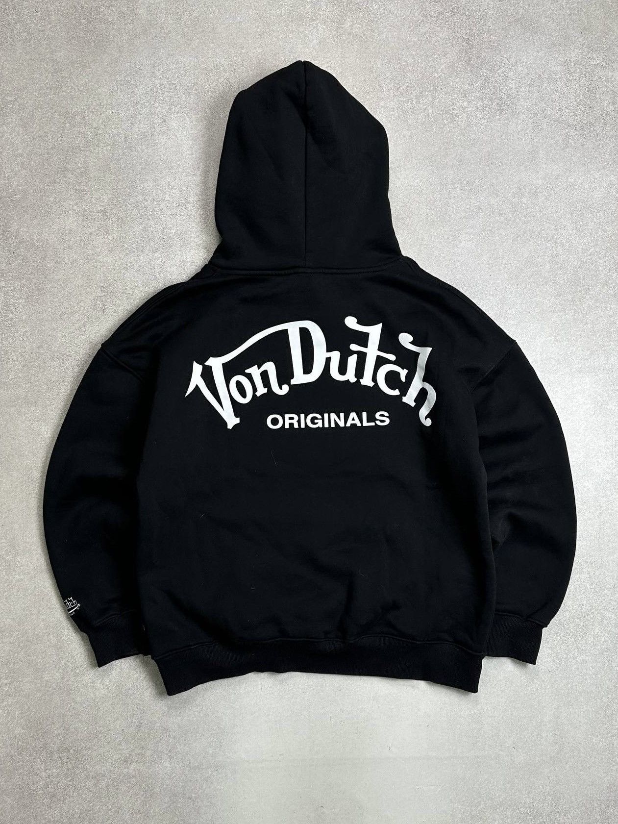 Von Dutch Von Dutch Big Logo Black Boxy Hoodie M Size US M / EU 48-50 / 2 - 1 Thumbnail