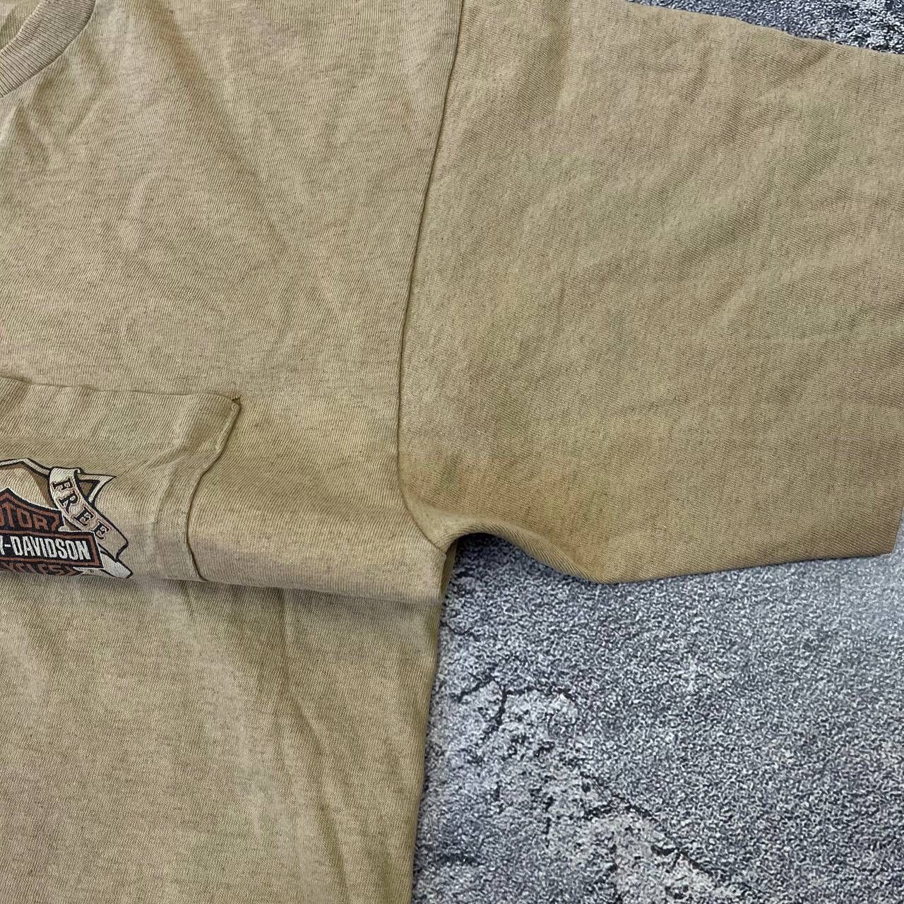 Harley Davidson Vintage 2000s Harley Dadidson Big Logo Florida Mens T-Shirt Size US M / EU 48-50 / 2 - 2 Thumbnail