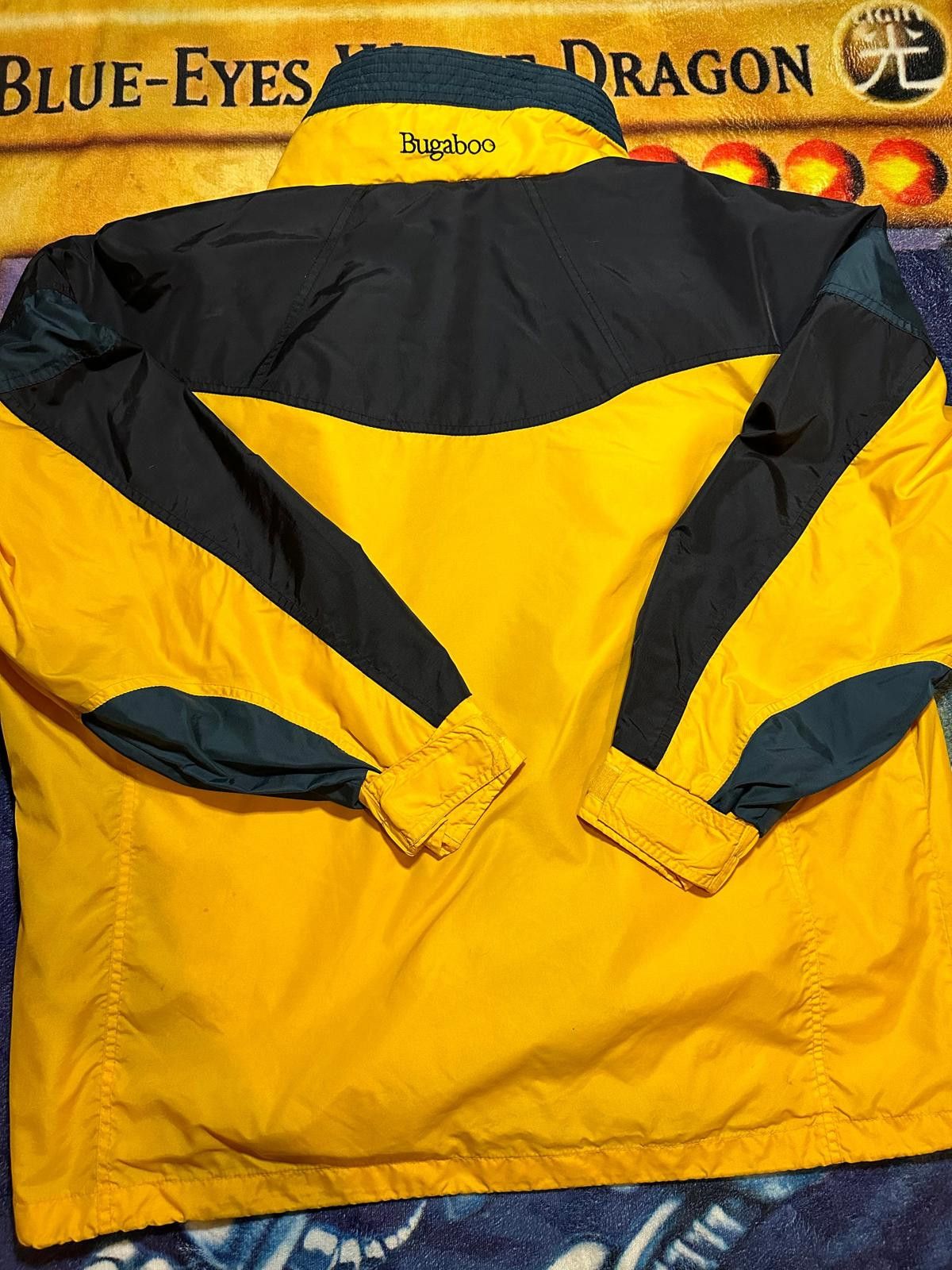 Columbia Columbia Men's Yellow and Black Windbreaker Jacket Size ONE SIZE - 8 Thumbnail